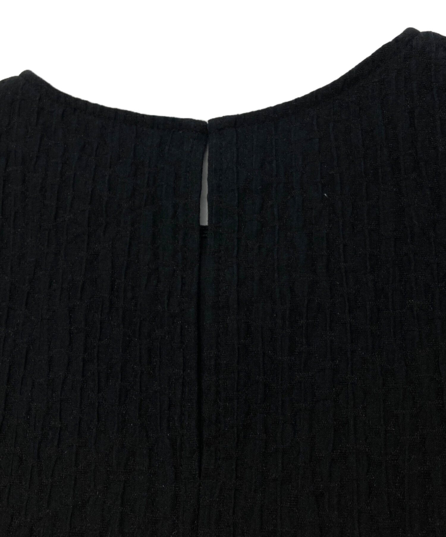 中古・古着通販】YORI (ヨリ) フクレフレアブラウス ブラック サイズ