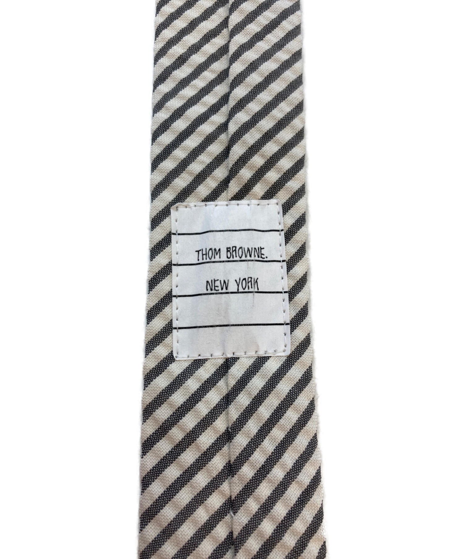 中古・古着通販】Thom Browne (トムブラウン) ネクタイ ホワイト