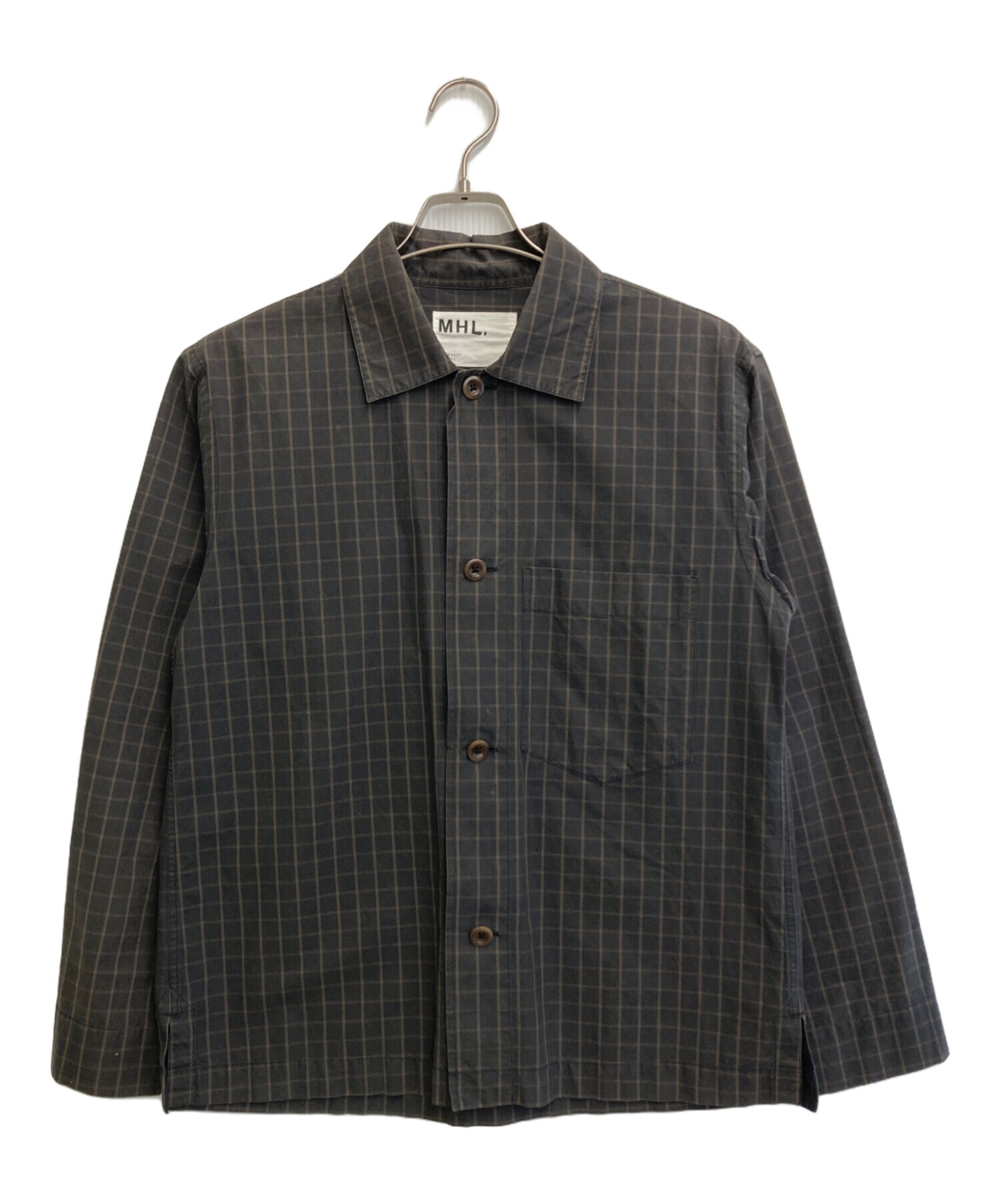 マーガレットハウエル チェックシャツ M MHL. MHL. マーガレット 
