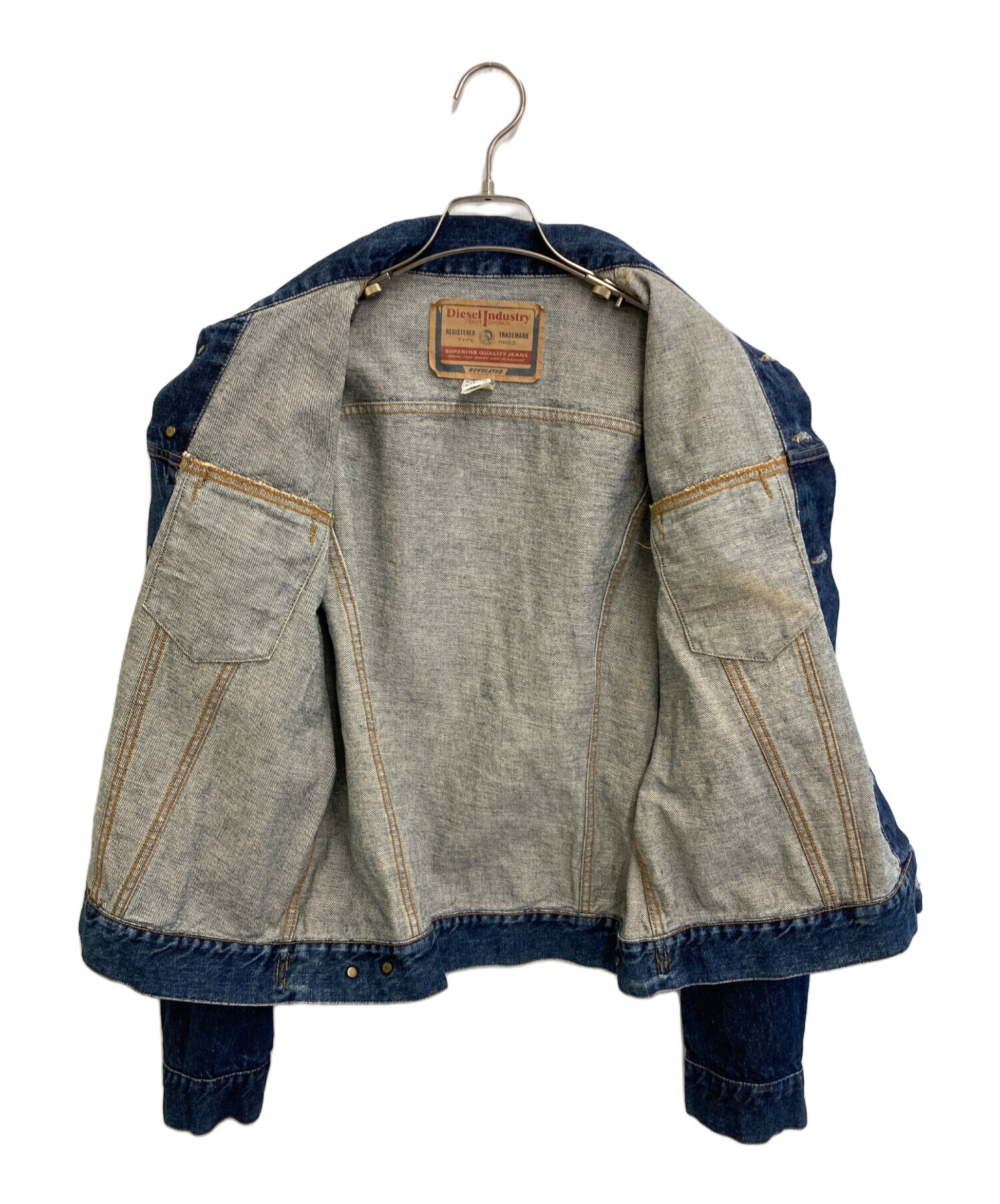 中古・古着通販】DIESEL (ディーゼル) デニムジャケット インディゴ