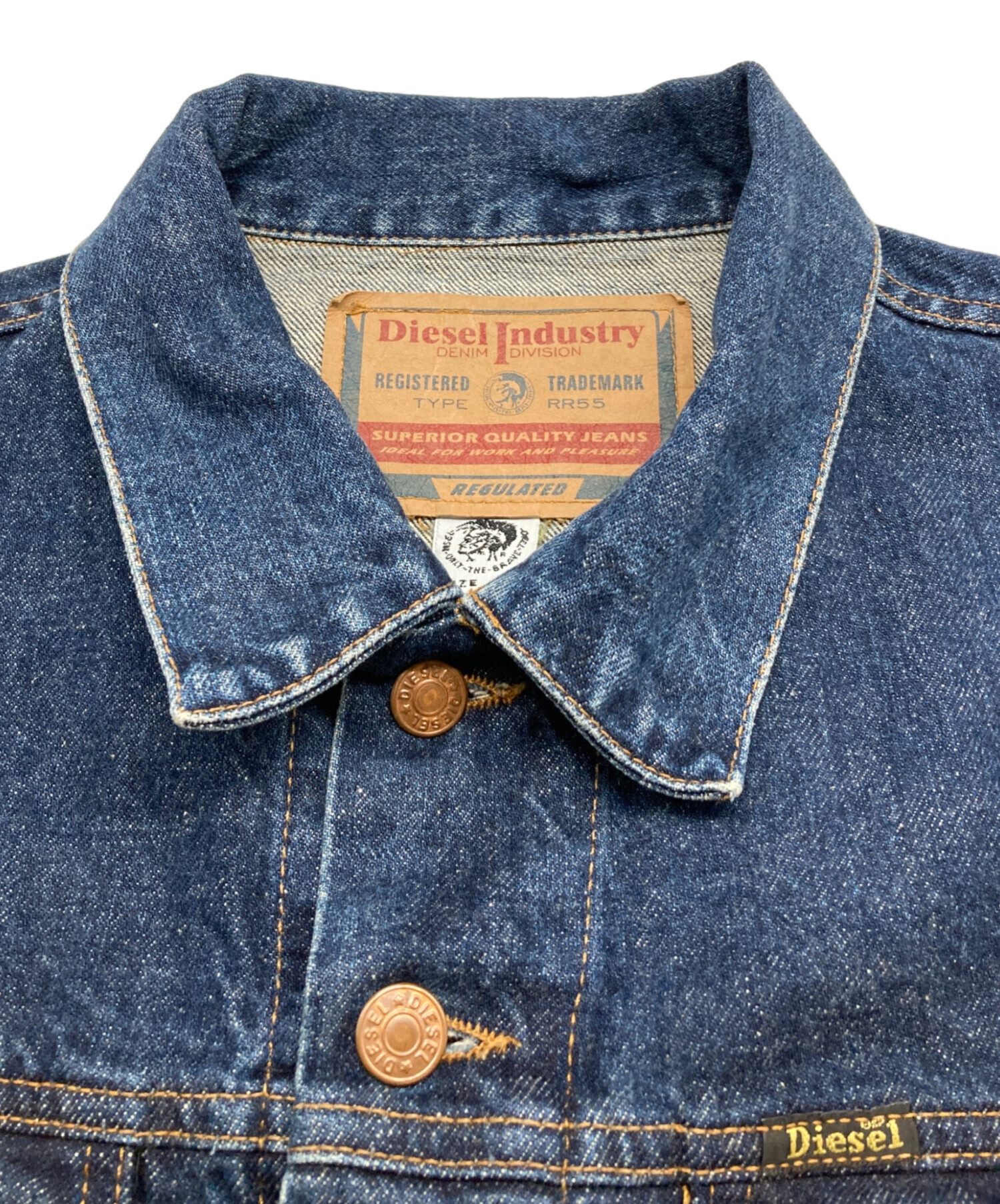 中古・古着通販】DIESEL (ディーゼル) デニムジャケット インディゴ