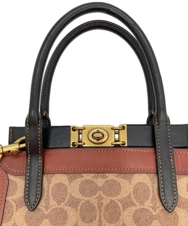 新品未使用　COACHコーチブティック バッグ トループ トートショルダーバッグ 中古・古着通販】COACH (コーチ) トループトートバッグ ブラウン