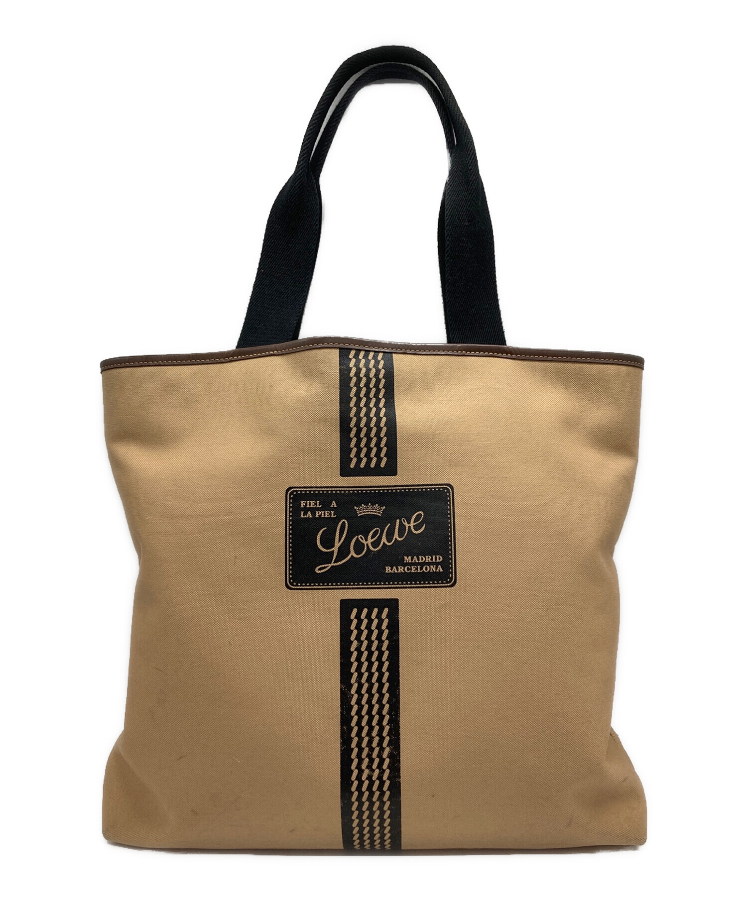 中古・古着通販】LOEWE (ロエベ) トートバッグ ブラウン｜ブランド 