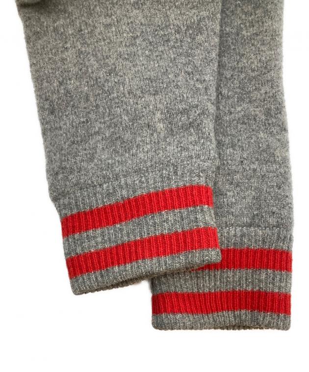中古・古着通販】stussy (ステューシー) ニットパーカー グレー サイズ