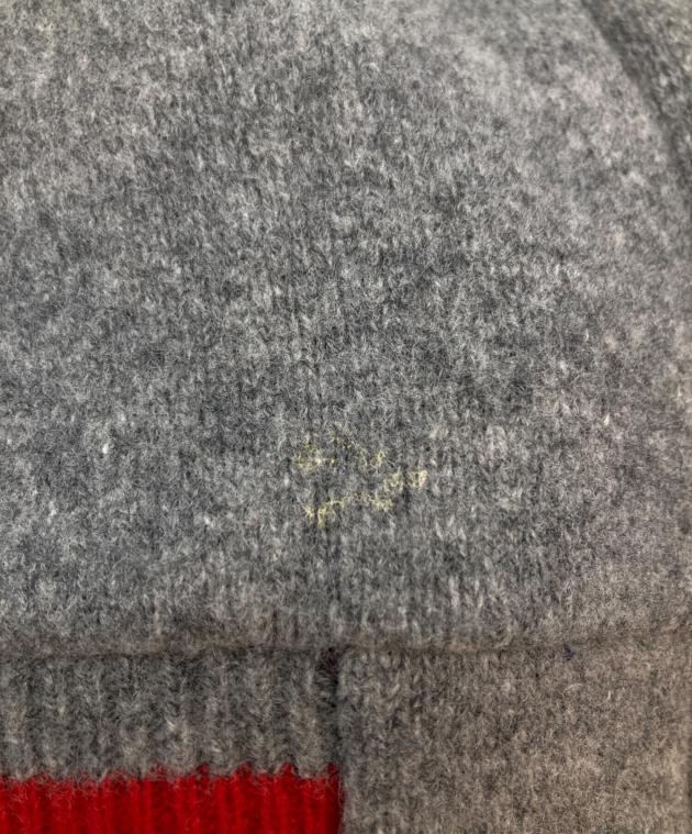 中古・古着通販】stussy (ステューシー) ニットパーカー グレー サイズ