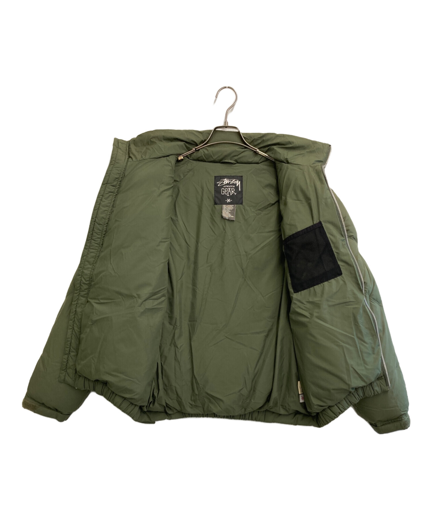 中古・古着通販】stussy (ステューシー) ダウンジャケット カーキ