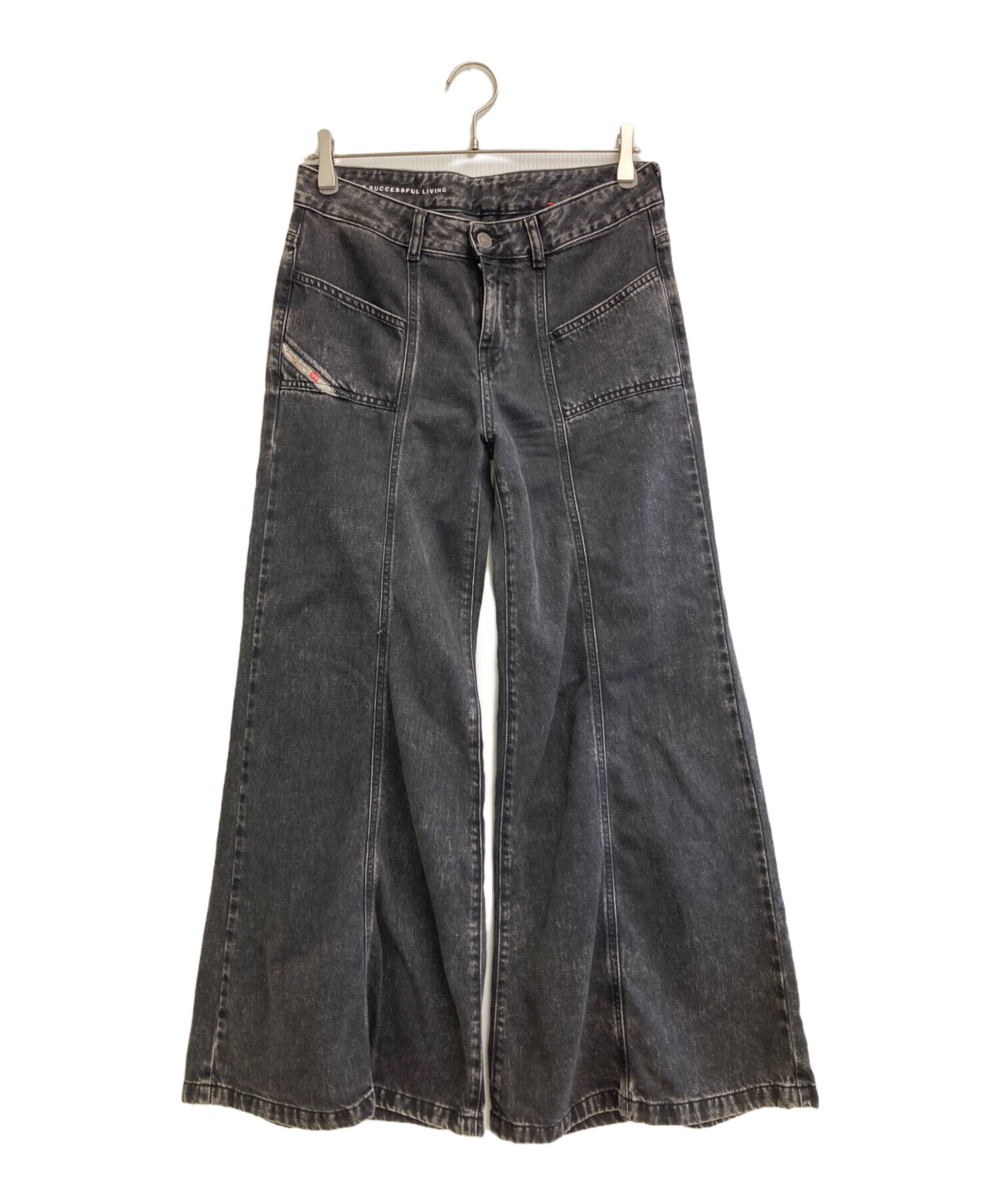 中古・古着通販】DIESEL (ディーゼル) デニムパンツ ブラック サイズ