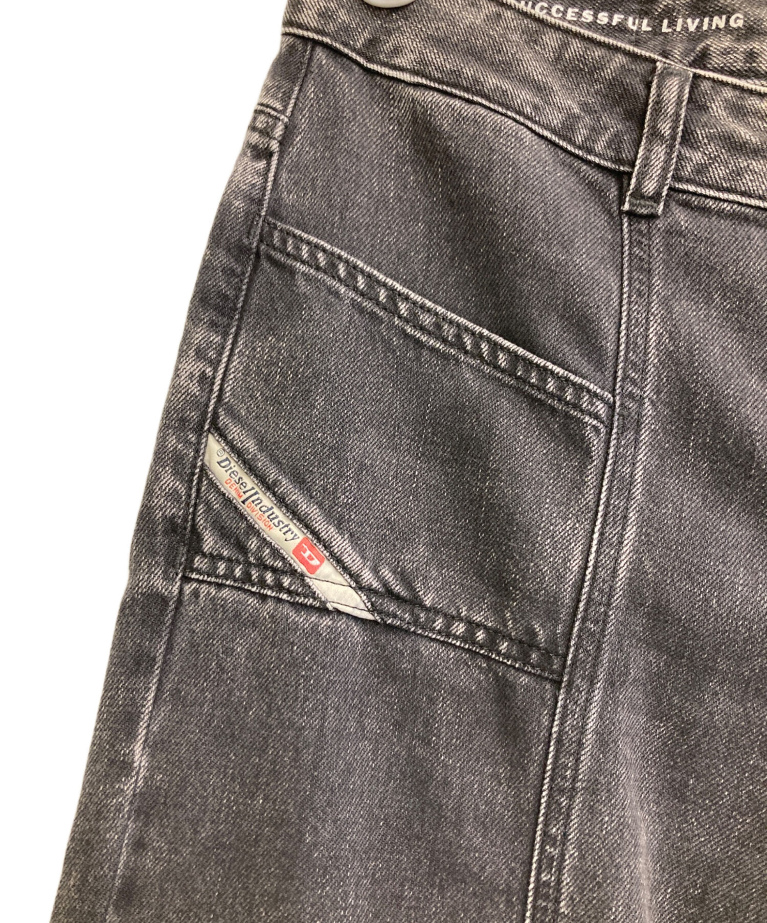 中古・古着通販】DIESEL (ディーゼル) デニムパンツ ブラック サイズ