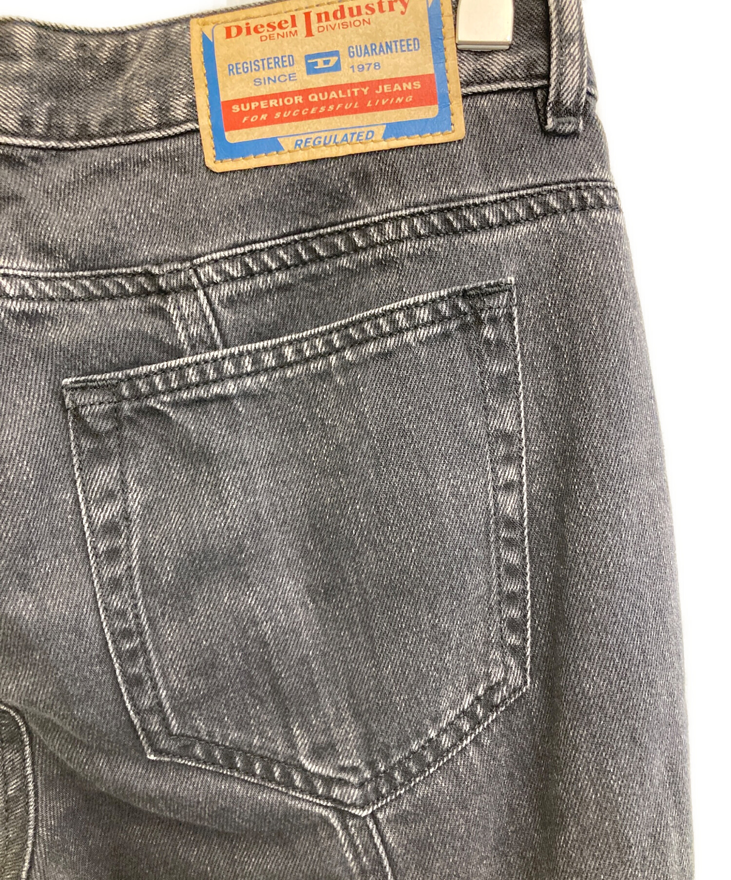 中古・古着通販】DIESEL (ディーゼル) デニムパンツ ブラック サイズ