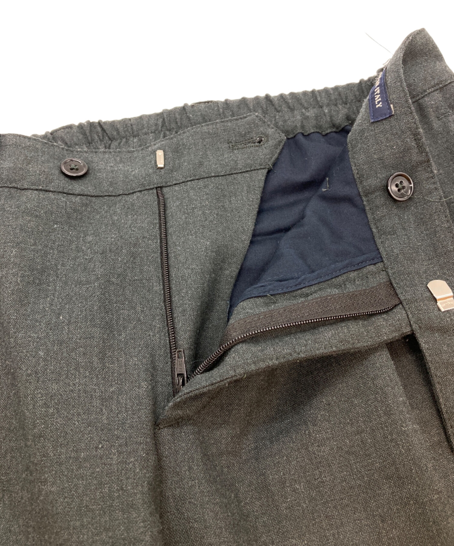 中古・古着通販】LARDINI (ラルディーニ) スラックス グレー サイズ:46