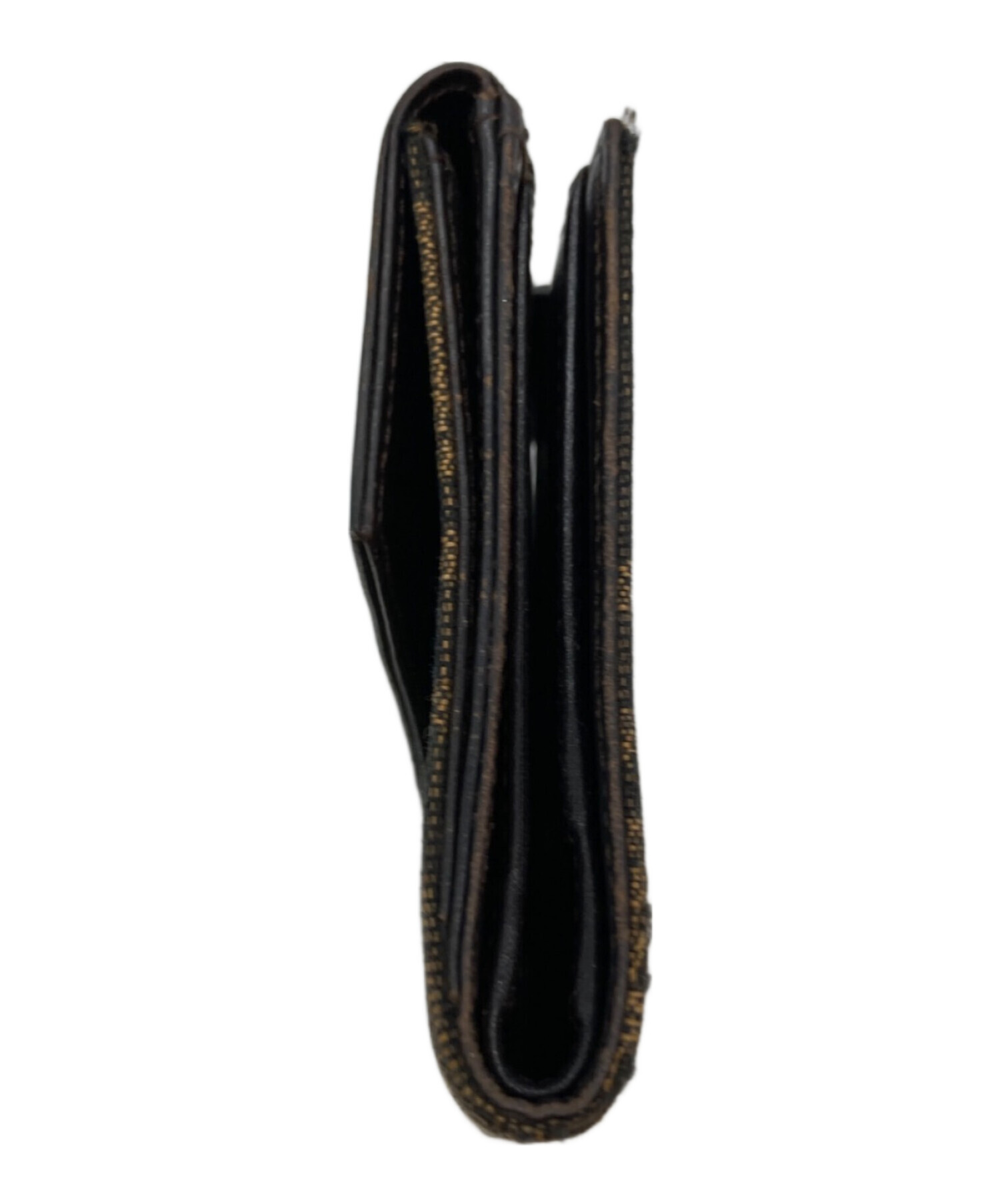 中古・古着通販】FENDI (フェンディ) ズッカ柄2つ折り財布 ブラウン