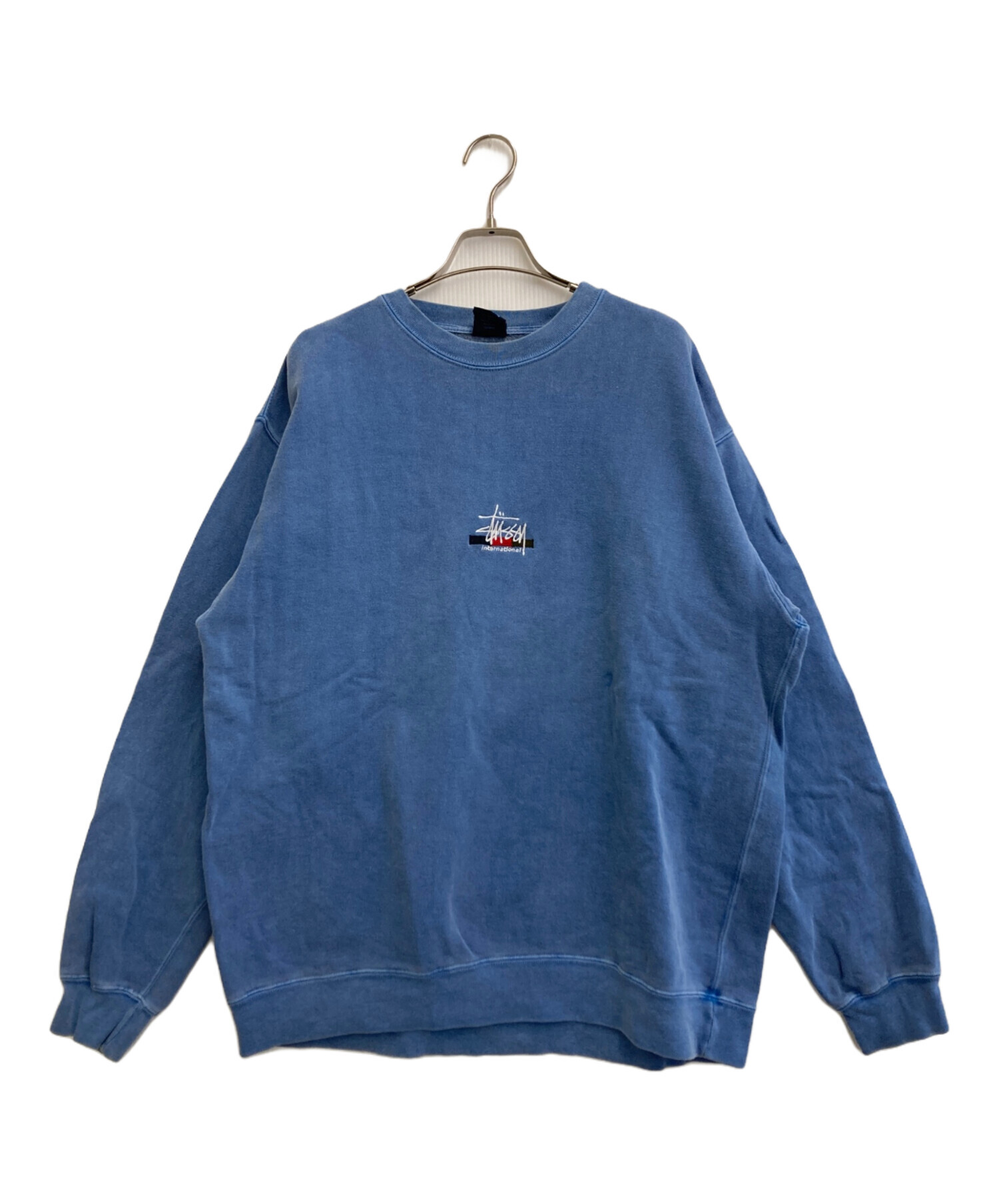 中古・古着通販】stussy (ステューシー) ロゴスウェット ブルー サイズ
