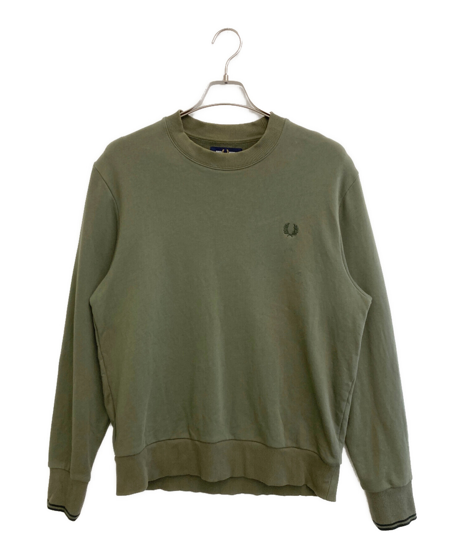 中古・古着通販】FRED PERRY (フレッドペリー) スウェット オリーブ 