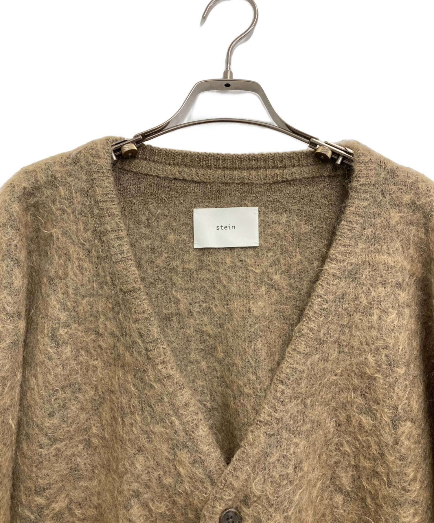 中古・古着通販】stein (シュタイン) Kid Mohair Cardigan ベージュ