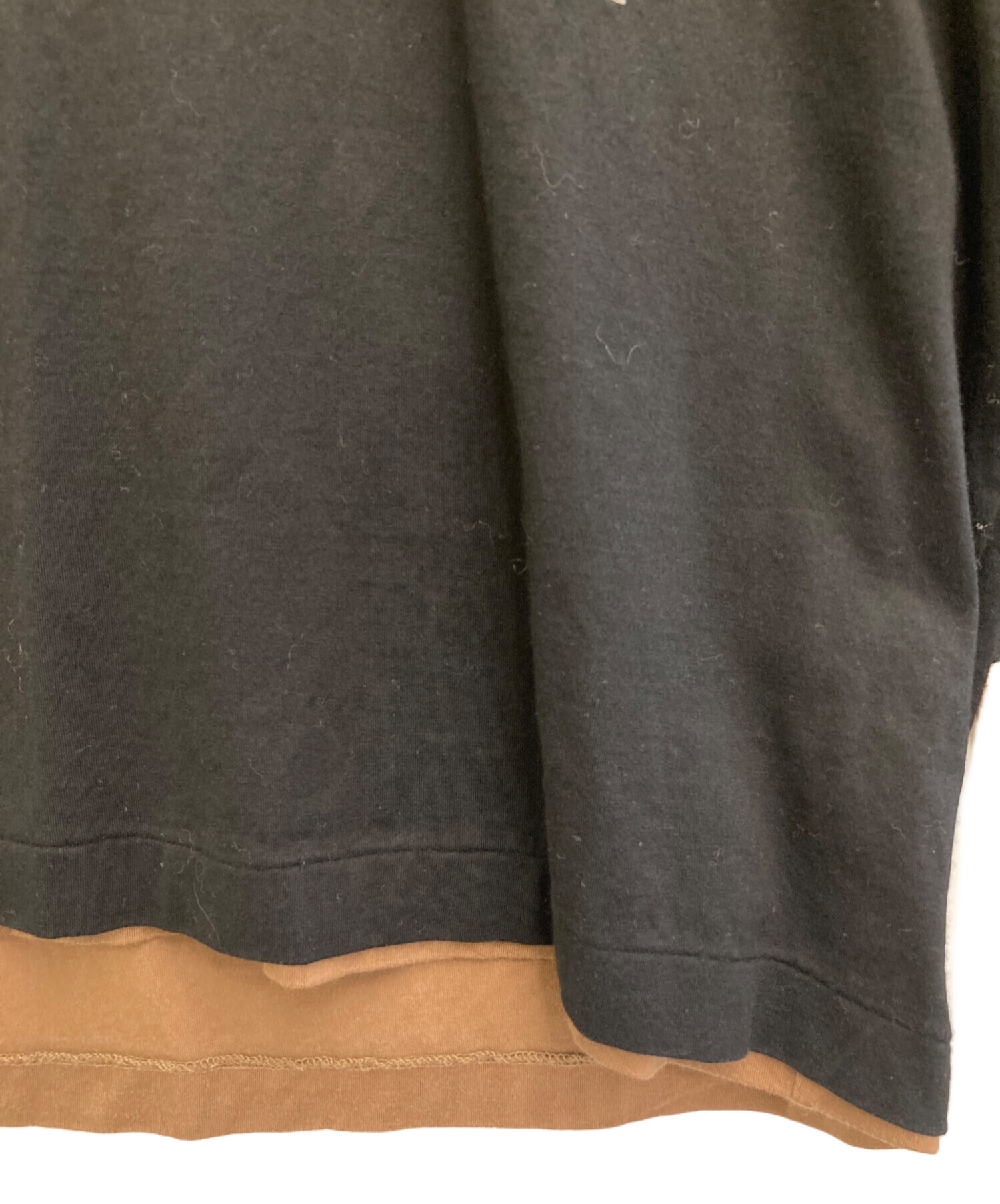 中古・古着通販】SUNSEA (サンシー) 21AW Layered 2tone カットソー