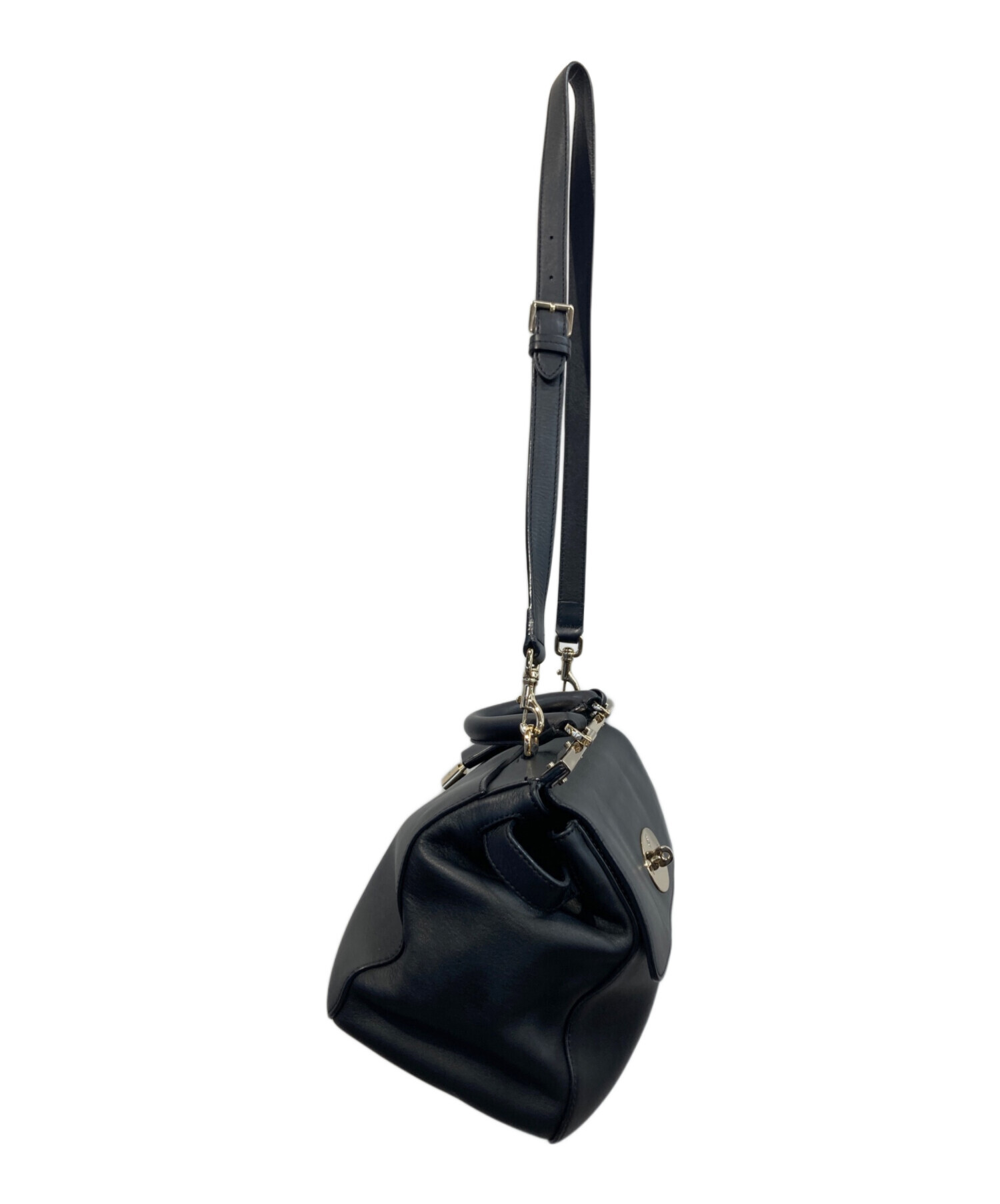 中古・古着通販】MULBERRY (マルベリー) レザーショルダーバッグ