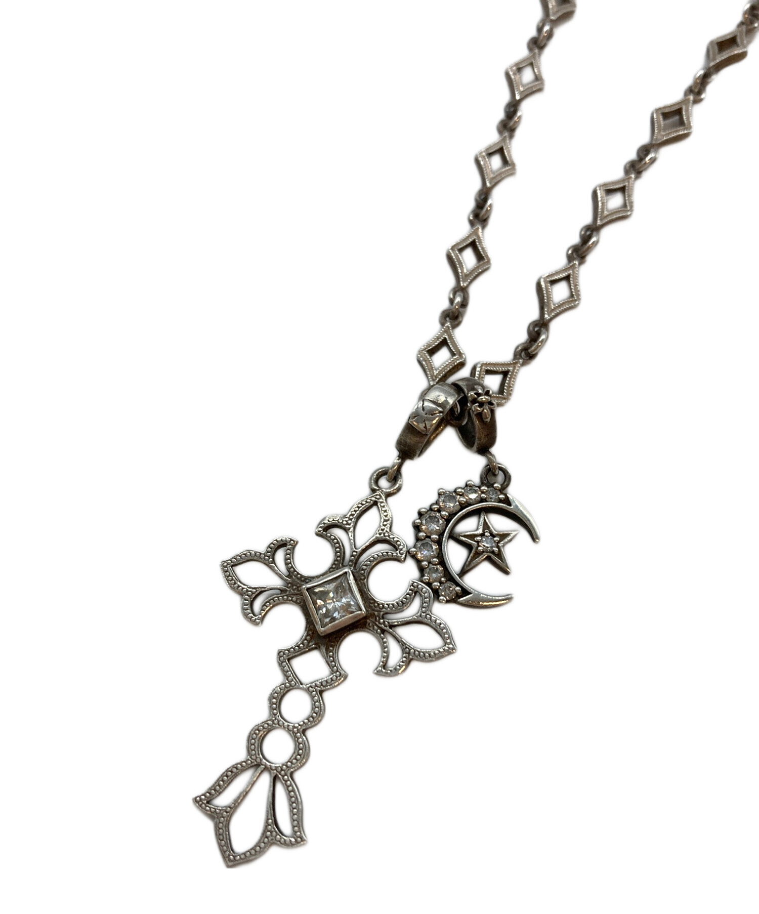 中古・古着通販】Loree Rodkin (ローリーロドキン) クロスネックレス