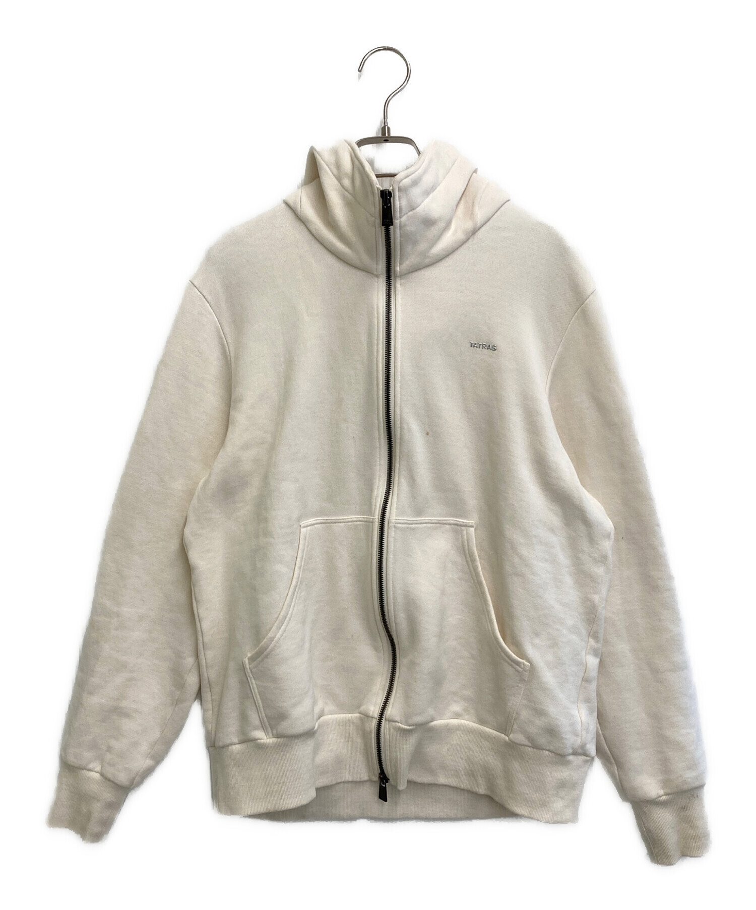 中古・古着通販】TATRAS (タトラス) FELDAジップパーカー アイボリー