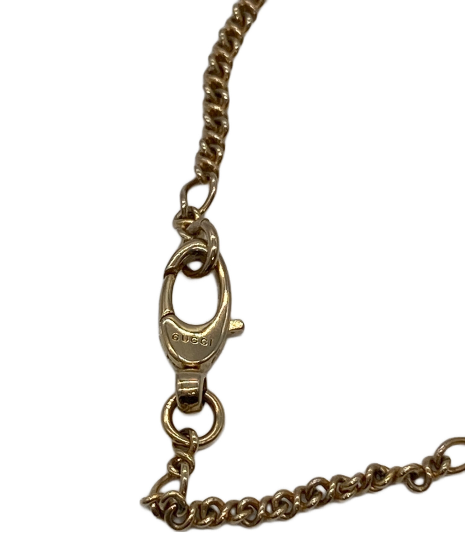 中古・古着通販】GUCCI (グッチ) クリスタルライオンヘッドネックレス