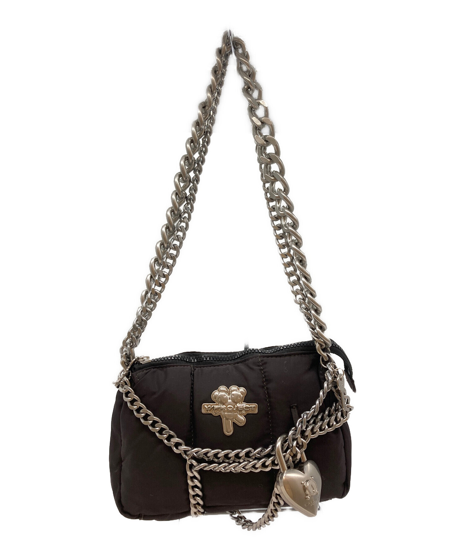 Ｙuriプロフ　MARC JACOBS ブラックショルダーバッグ 中古・古着通販】Y/PROJECT (ワイ プロジェクト) MARC JACOBS (マーク