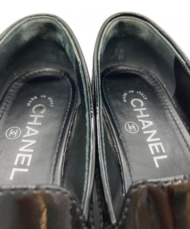 中古・古着通販】CHANEL (シャネル) ココマークチェーンローファー