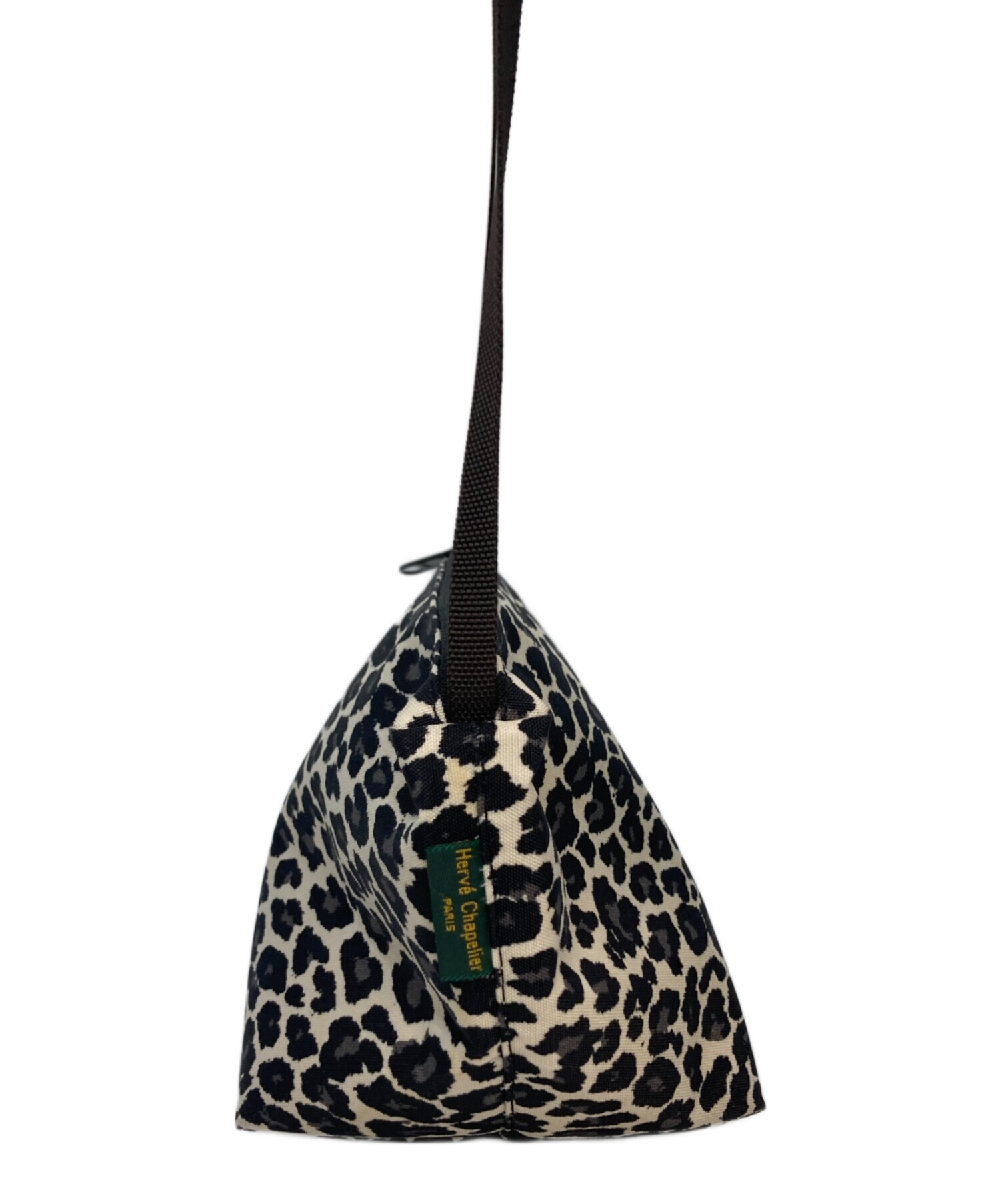 Herve Chapelier ショルダーバッグ レオパード柄　Sサイズ バッグブランド ヒョウ柄バッグ 中古・古着通販 Herve Chapelier