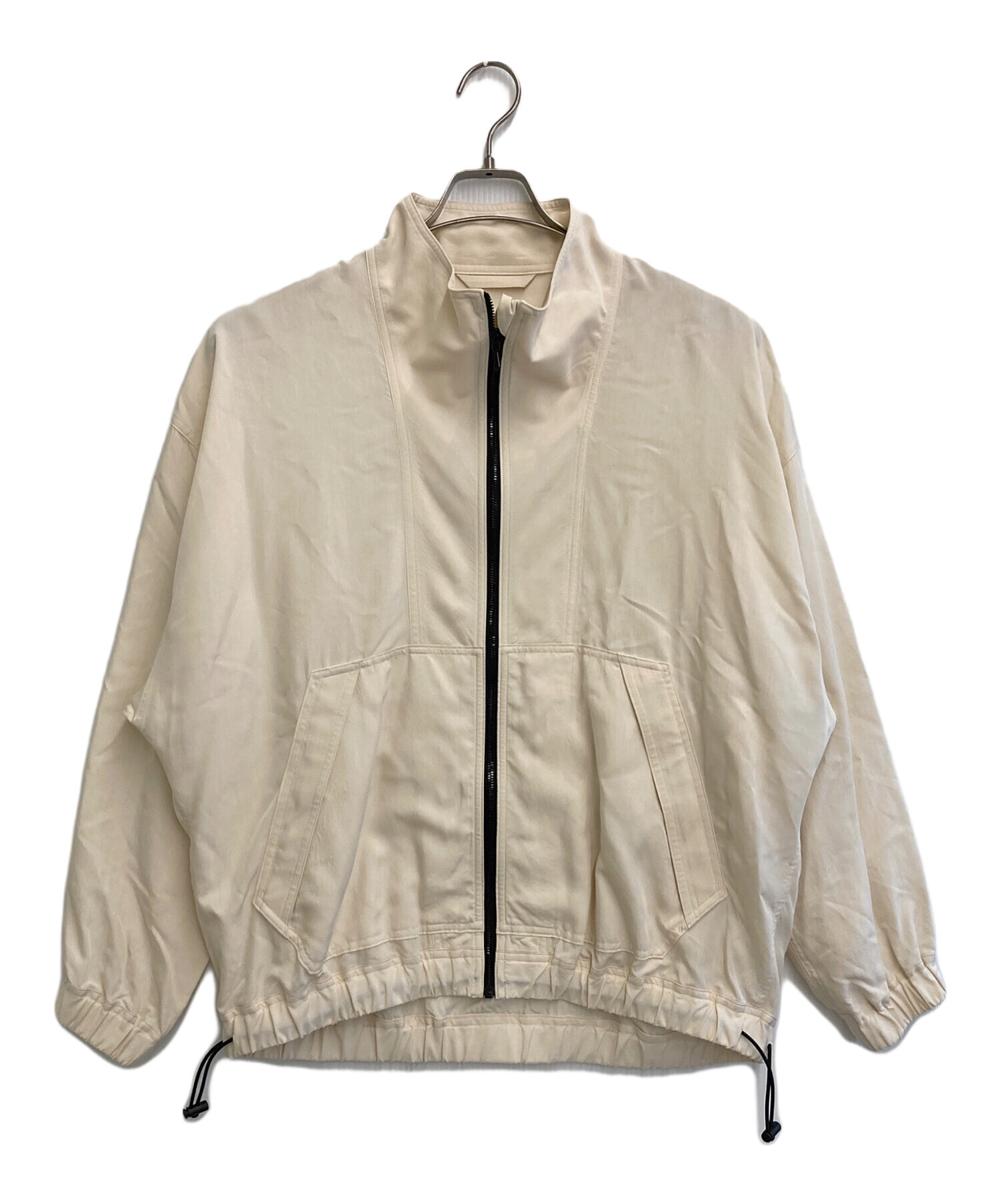 中古・古着通販】YLEVE (イレーヴ) レーヨンスタンドカラージップ 