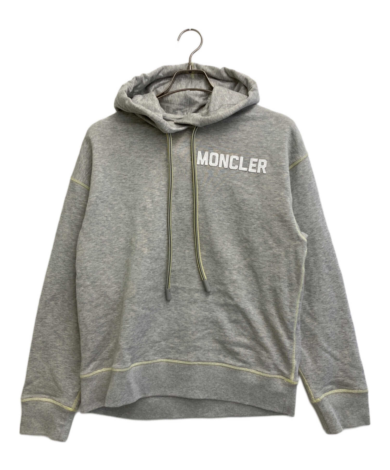 中古・古着通販】MONCLER (モンクレール) プルオーバーパーカー グレー 