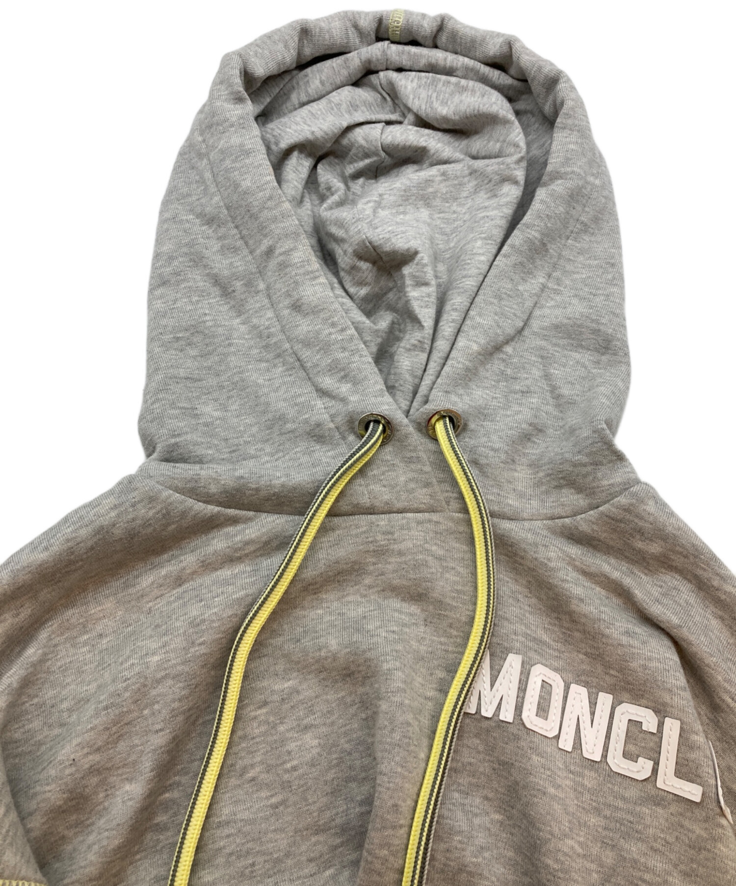 中古・古着通販】MONCLER (モンクレール) プルオーバーパーカー グレー