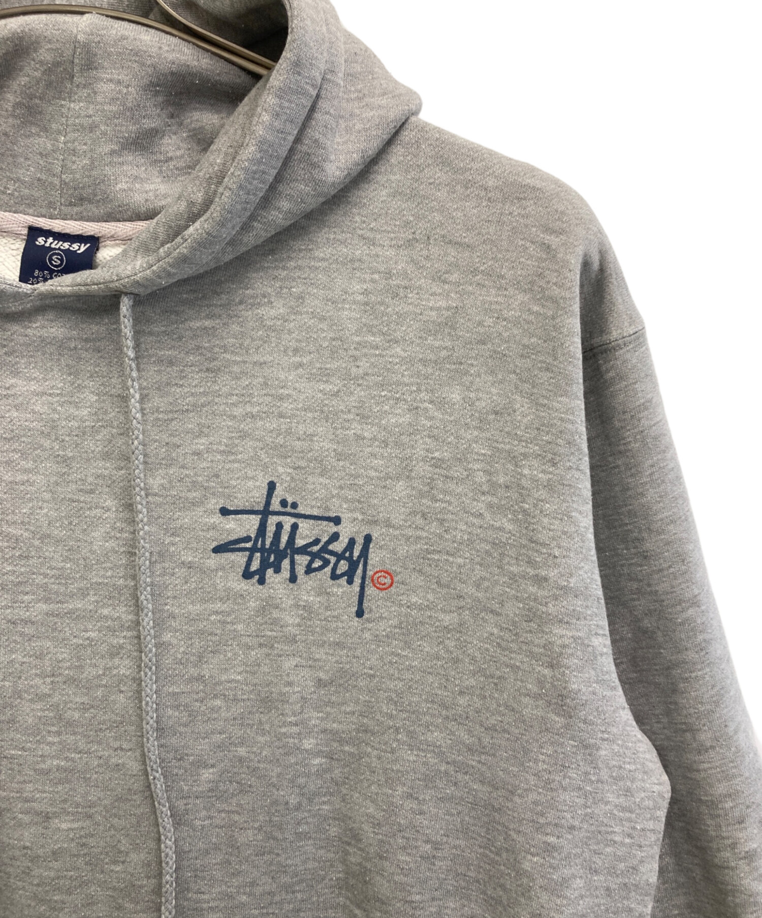 ぼ*ん様 STUSSY グレー XL パーカー 古着 中古・古着通販】stussy (ステューシー) パーカー グレー サイズ:XL