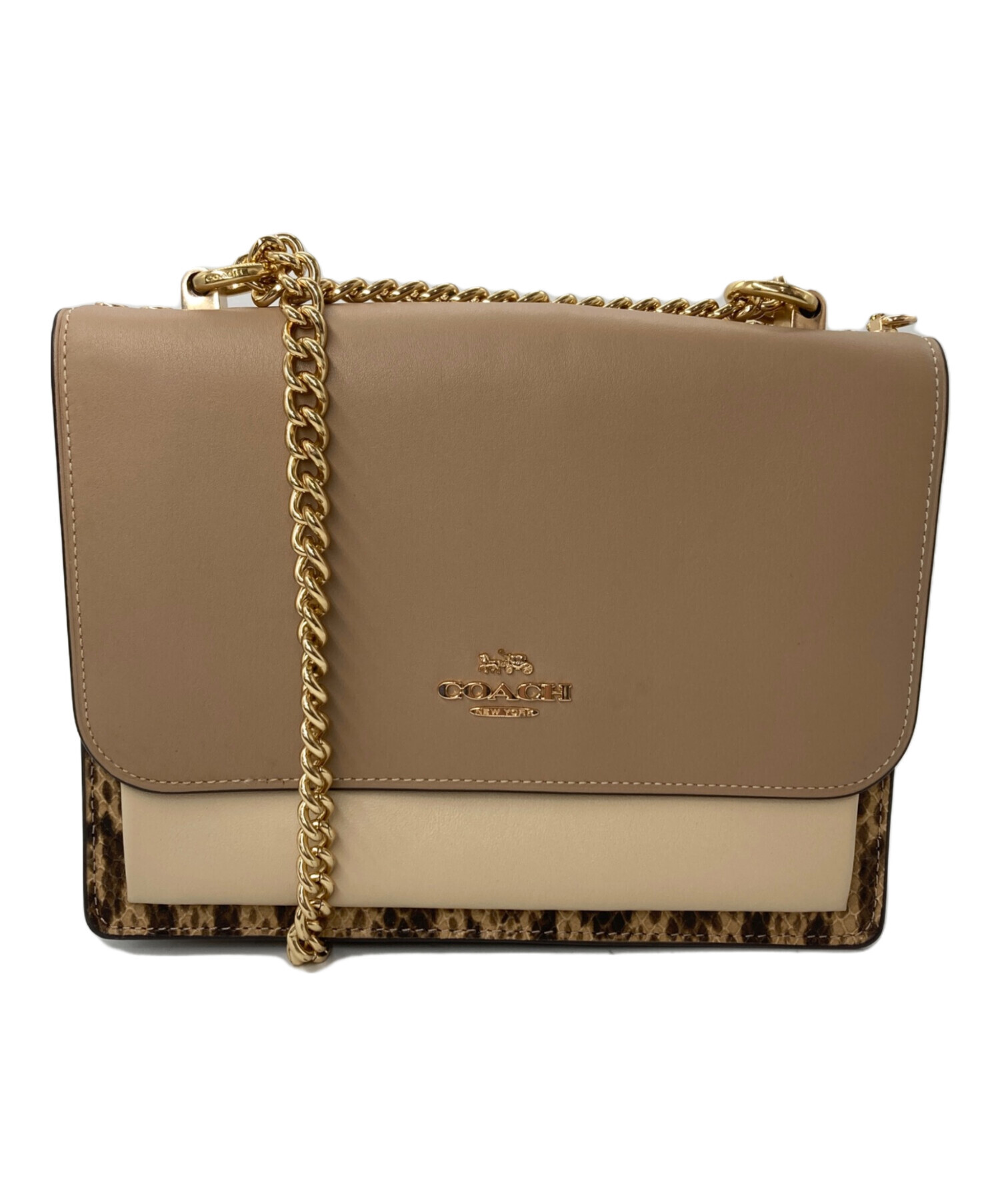 中古・古着通販】COACH (コーチ) ショルダーバッグ アイボリー 