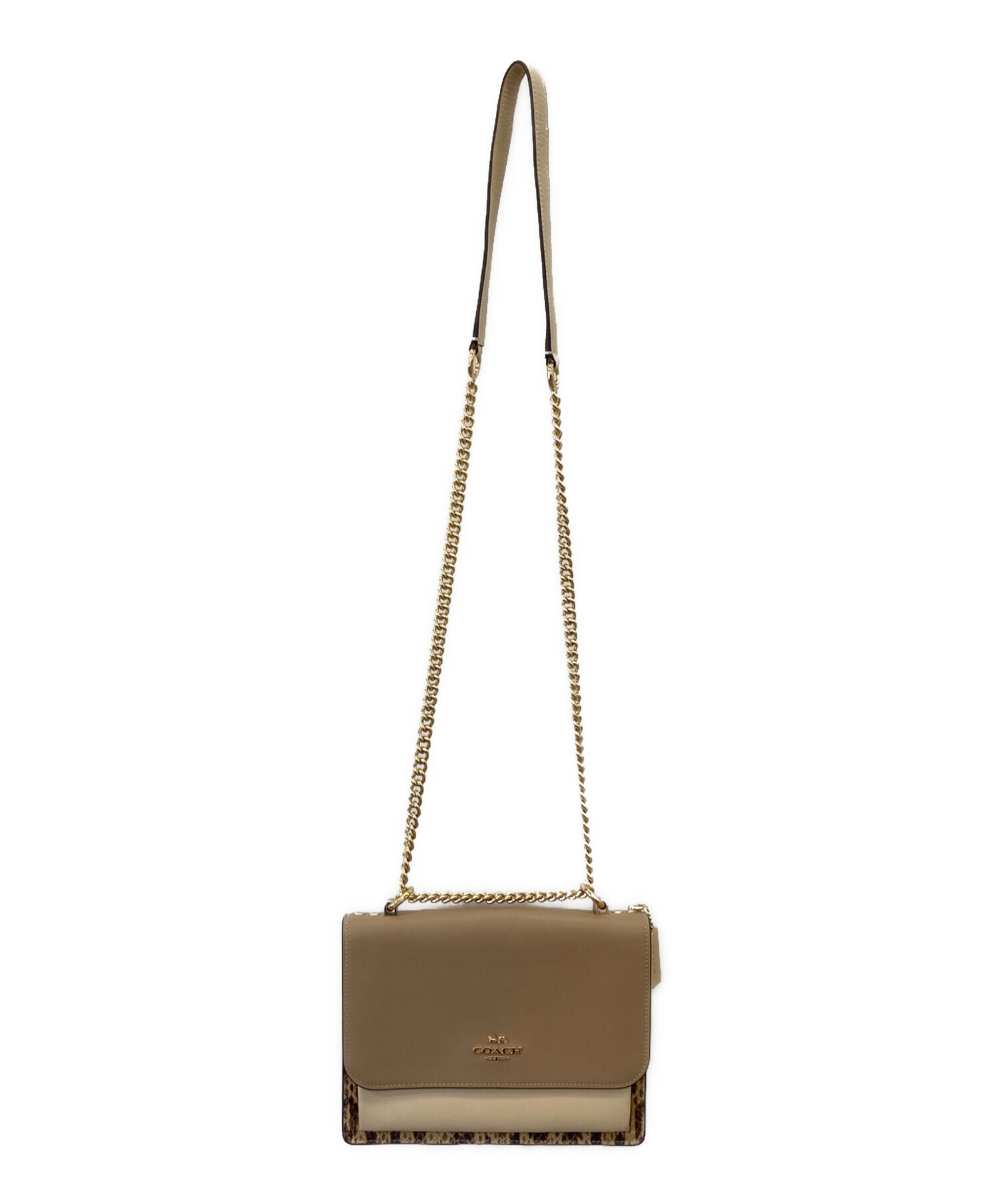 中古・古着通販】COACH (コーチ) ショルダーバッグ アイボリー 