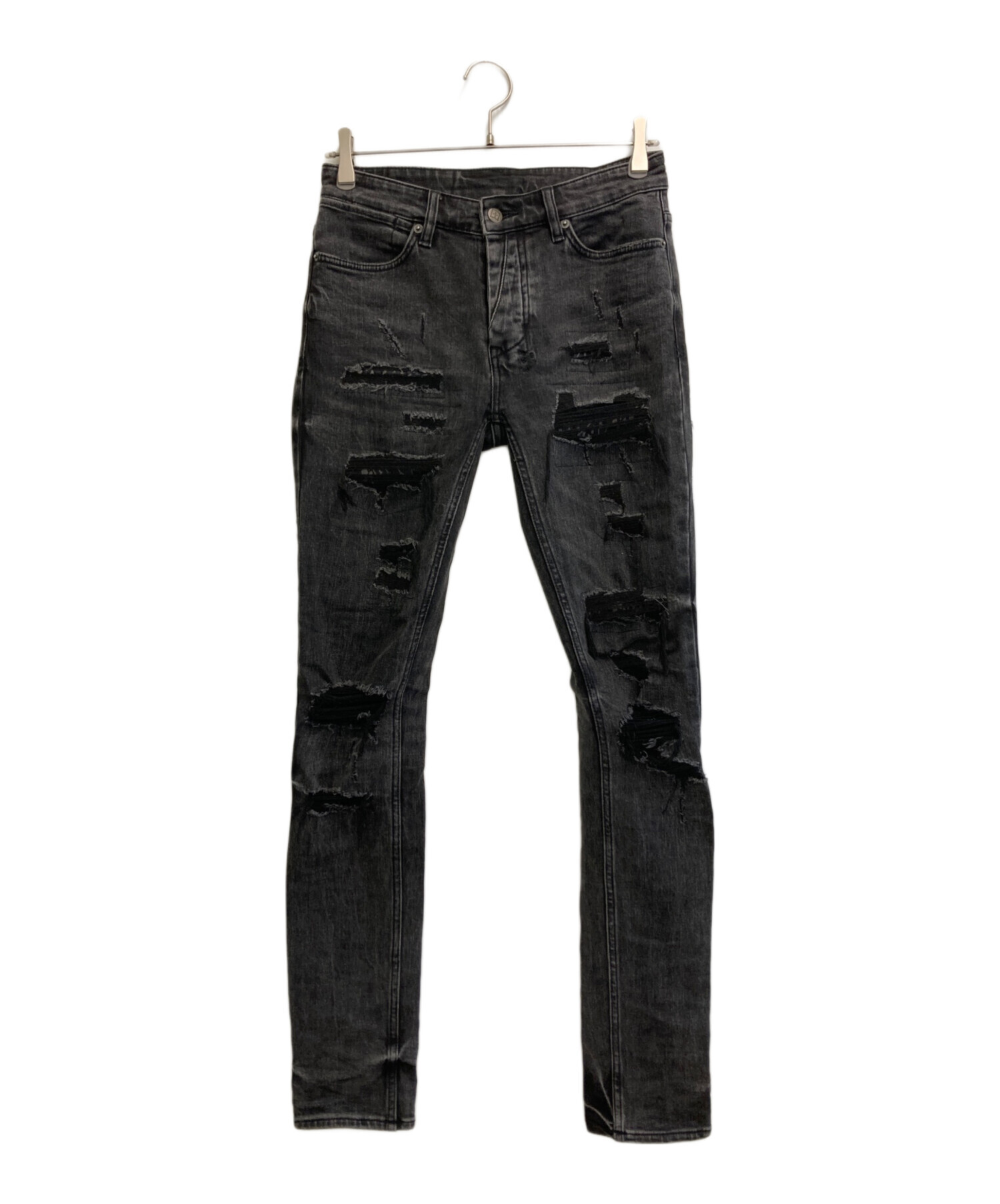 ksubi スビ ダメージ デニム パンツ 31 ブラック 中古・古着通販】Ksubi (スビ) ダメージデニムパンツ ブラック サイズ