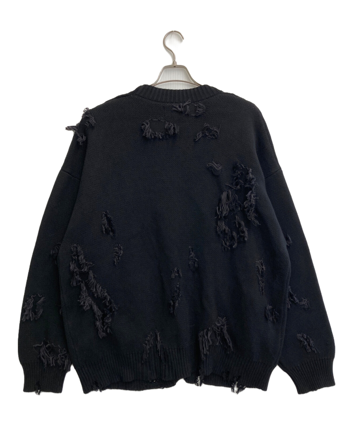 中古・古着通販】Danke schon (ダンケ シェーン) ダメージ加工ニット