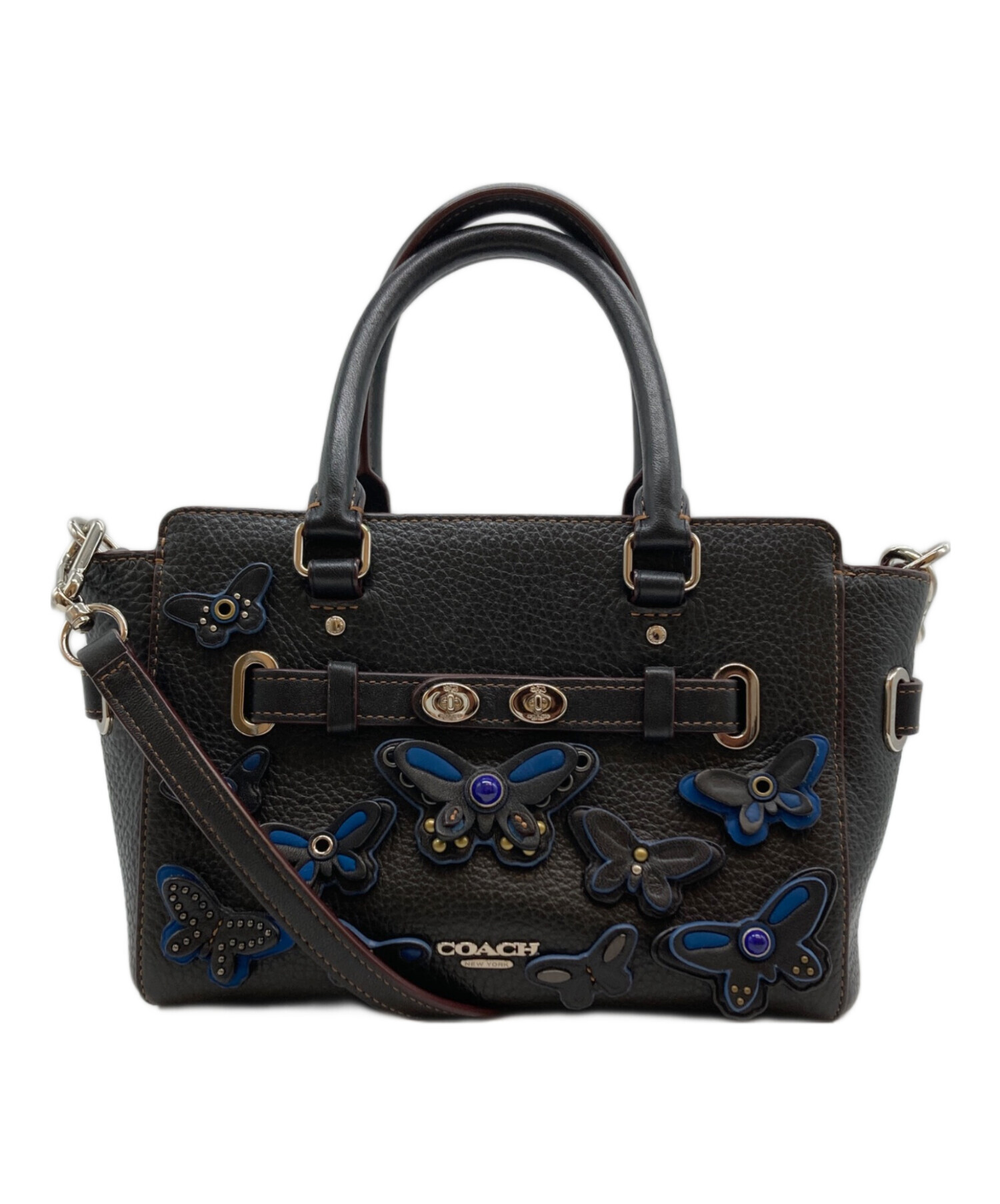 中古・古着通販】COACH (コーチ) ミニブレイクキャリーオール ブラック 