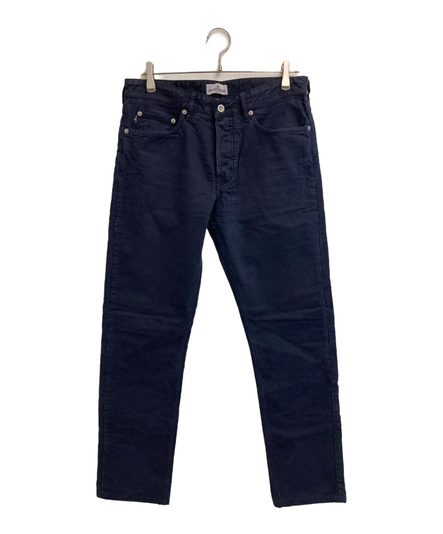 【STONE 】 カーゴパンツ W31 ネイビー 中古・古着通販】STONE ISLAND (ストーンアイランド) RE-T 5ポケット