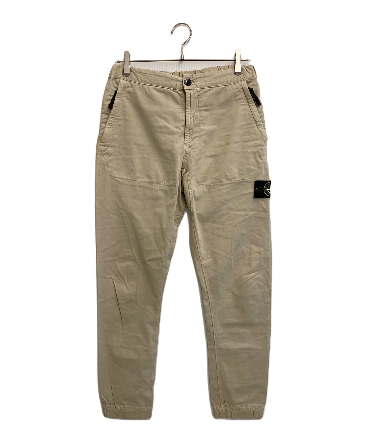 STONE  ストーンアイランド パンツ（その他） L ベージュ 【古着】【中古】【送料無料】 中古・古着通販】STONE ISLAND (ストーンアイランド) BADGE LOGO