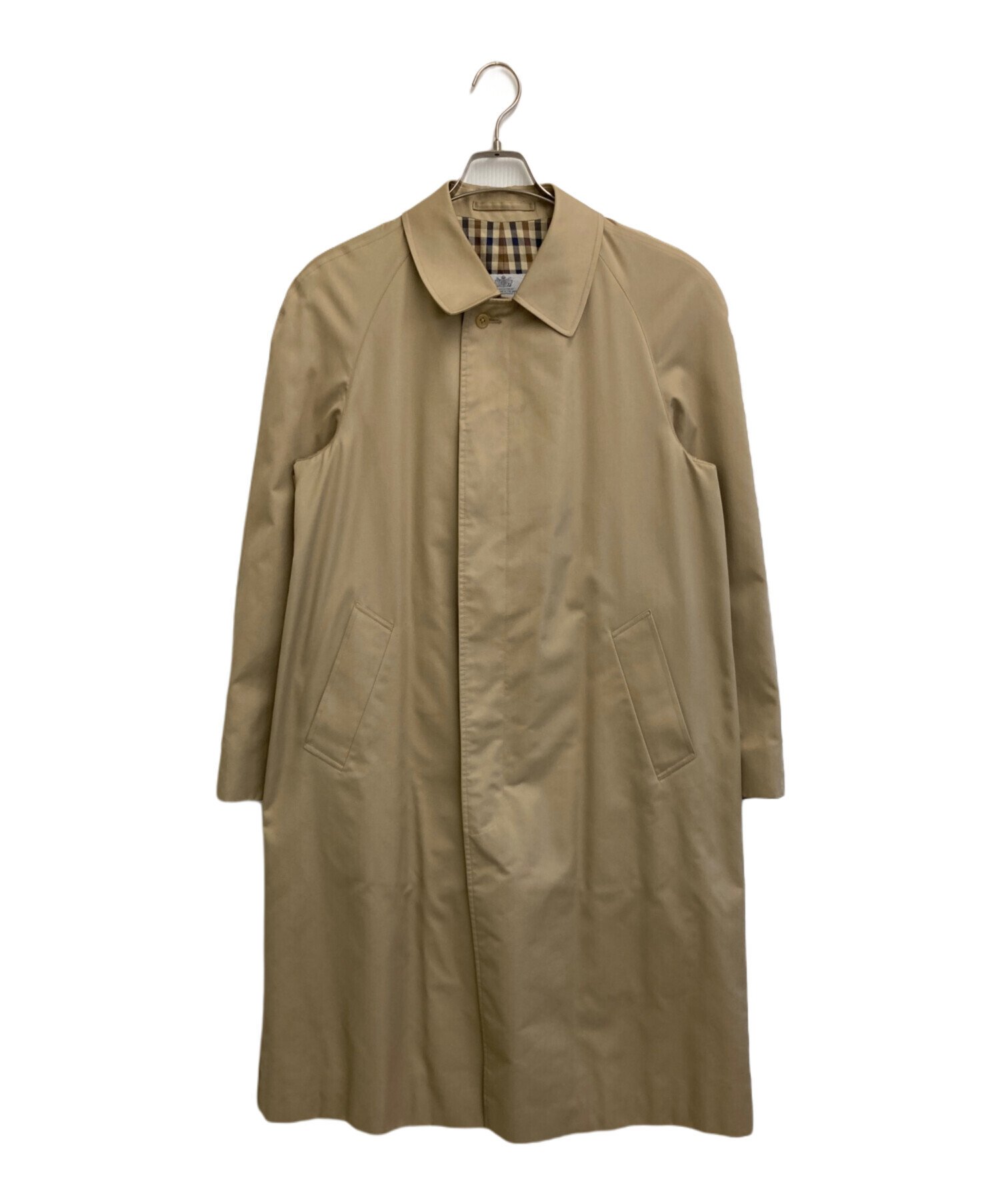未使用級美品✨　アクアスキュータム　ステンカラー　コート　リバーシブル　36 中古・古着通販】Aquascutum (アクアスキュータム) ステンカラーコート