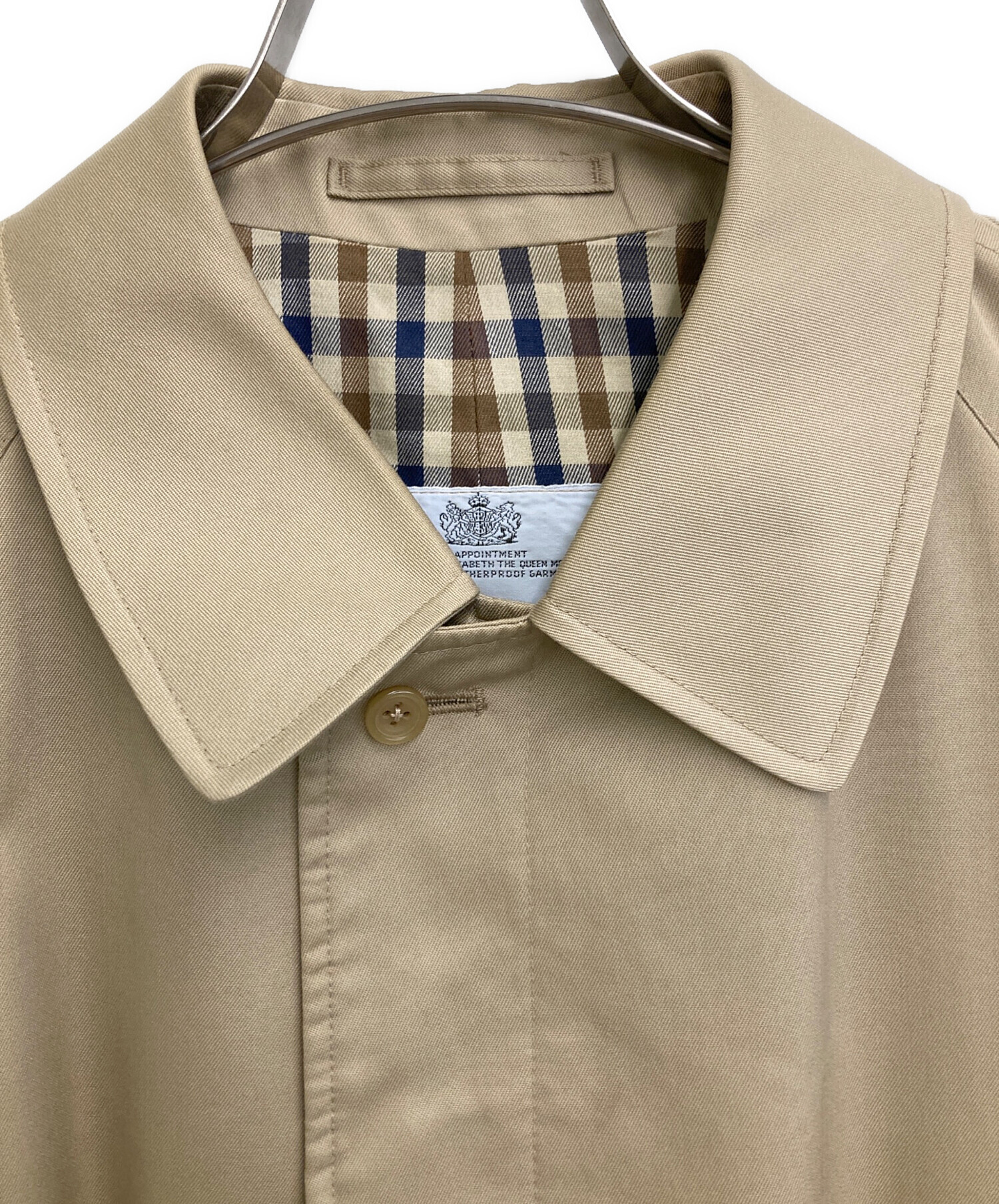 中古・古着通販】Aquascutum (アクアスキュータム) ステンカラーコート
