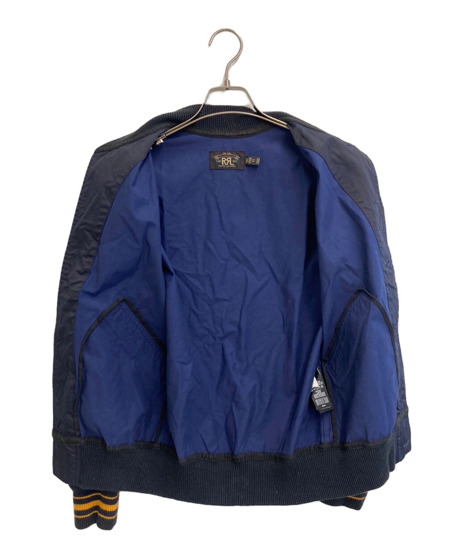 中古・古着通販】RRL (ダブルアールエル) スタジャン ネイビー サイズ 