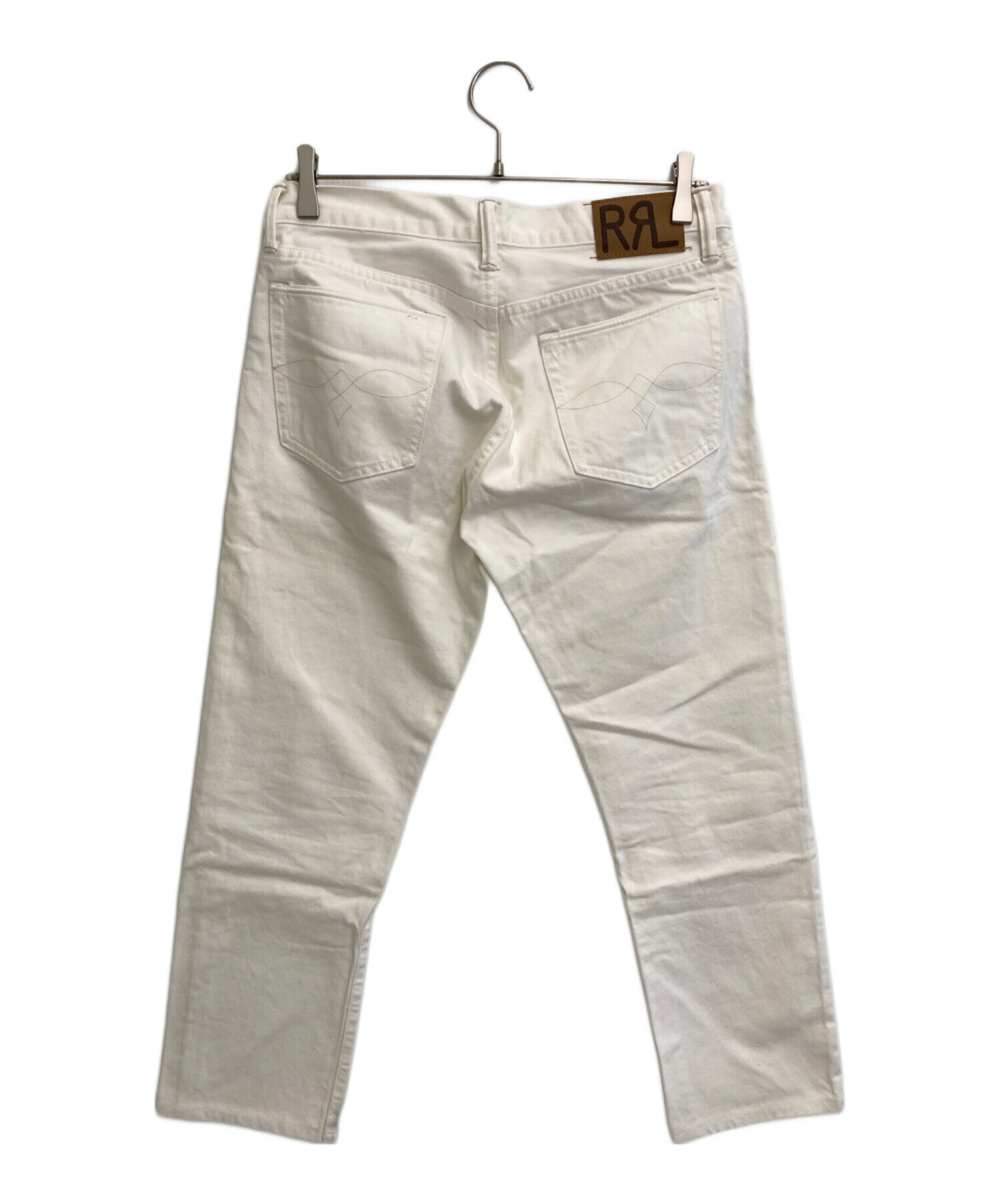 中古・古着通販】RRL (ダブルアールエル) デニムパンツ ホワイト
