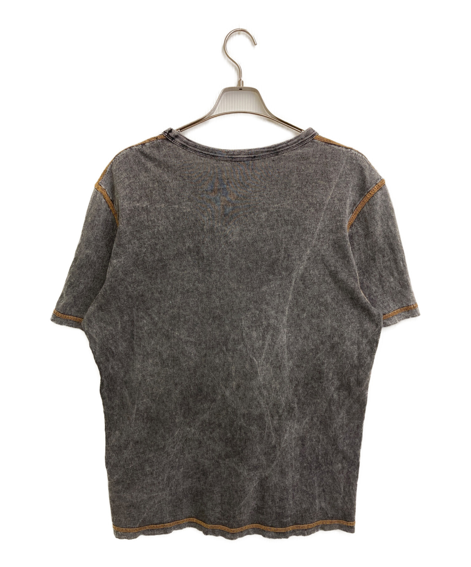 中古・古着通販】DIESEL (ディーゼル) Denim effect Tシャツ ブラック 