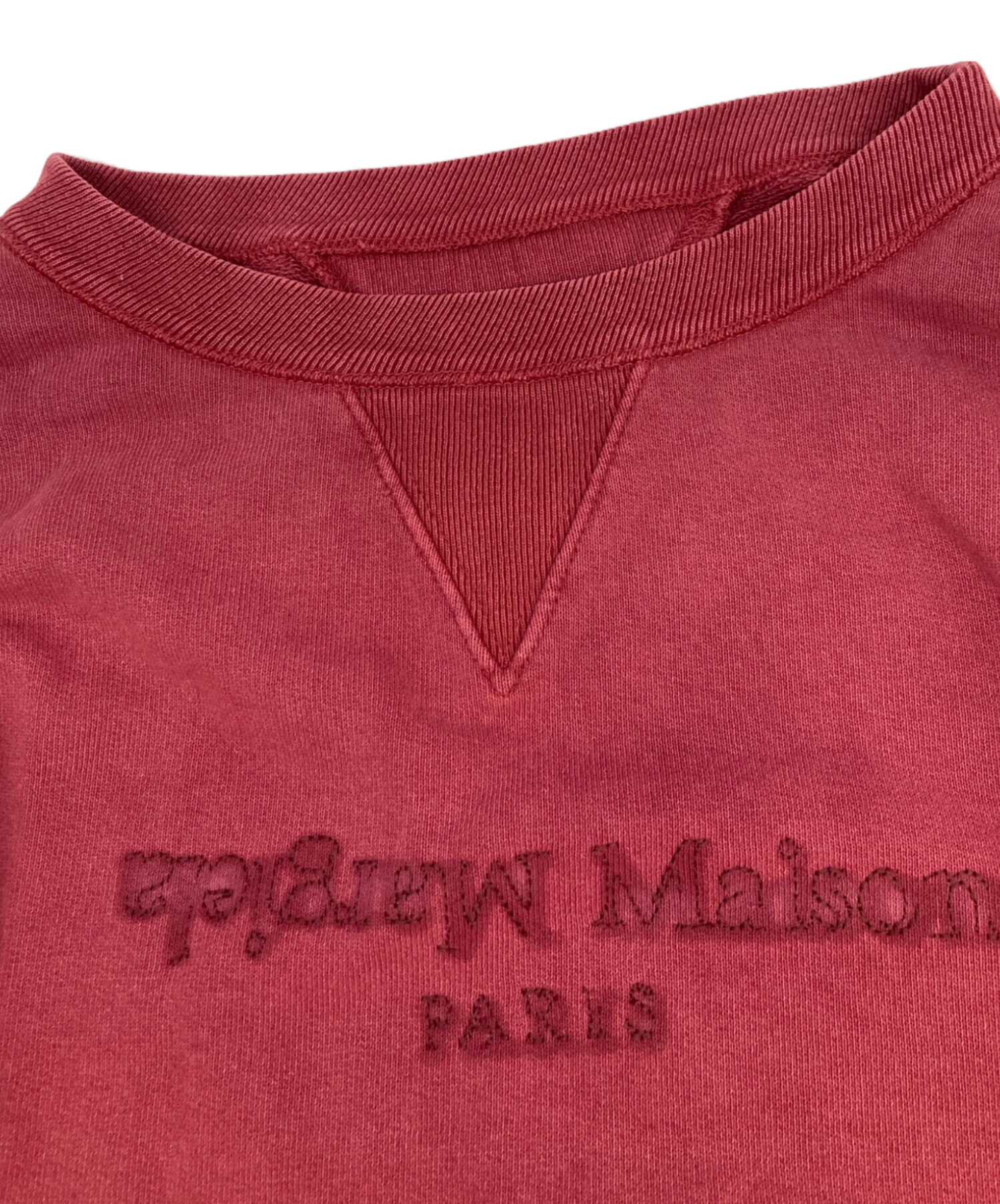 中古・古着通販】Maison Margiela (メゾンマルジェラ) ロゴ刺繍 クルー