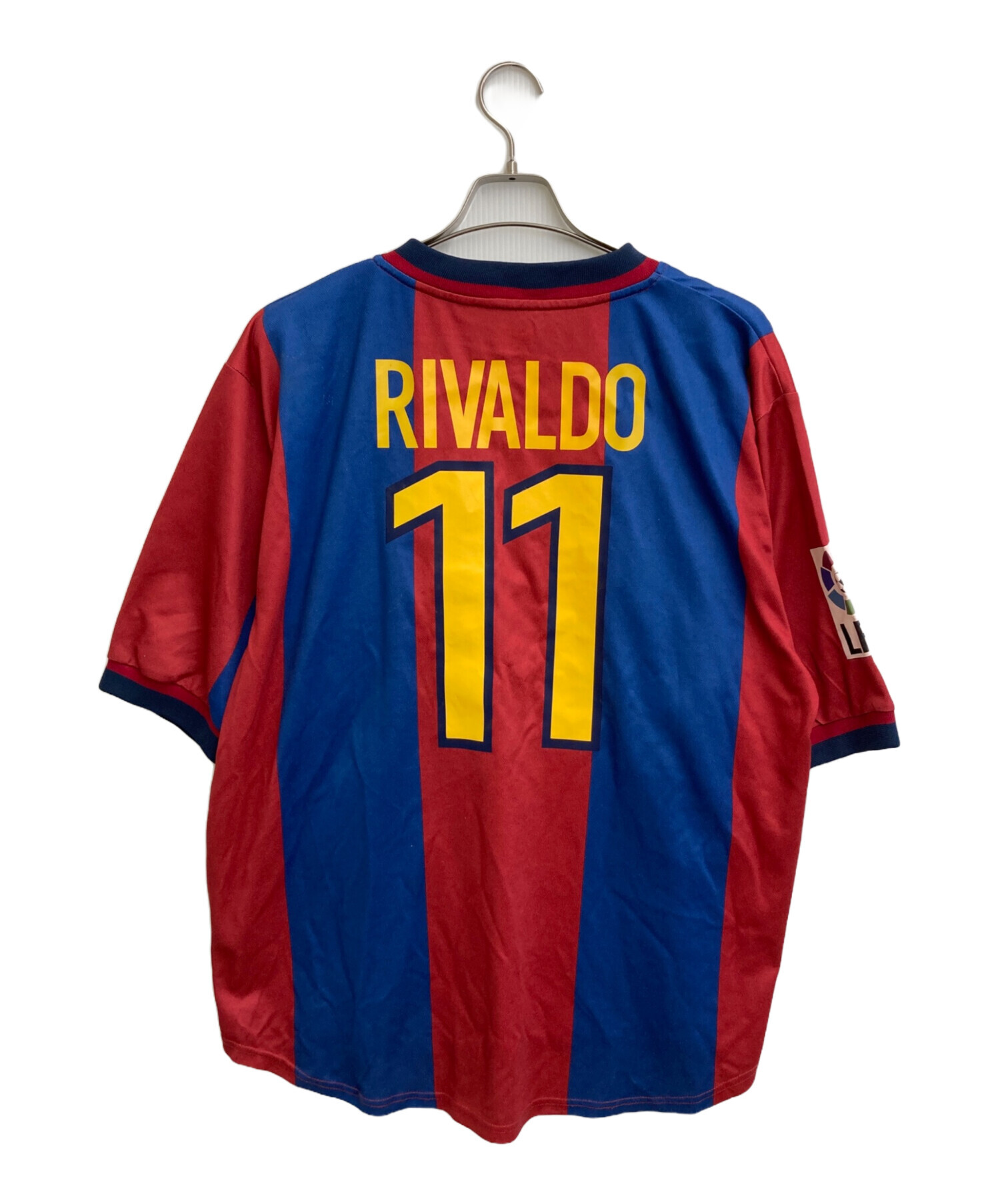 90s NIKE FC Barcelona ゲームシャツ XL 中古・古着通販】NIKE (ナイキ) FCバルセロナゲームシャツ レッド