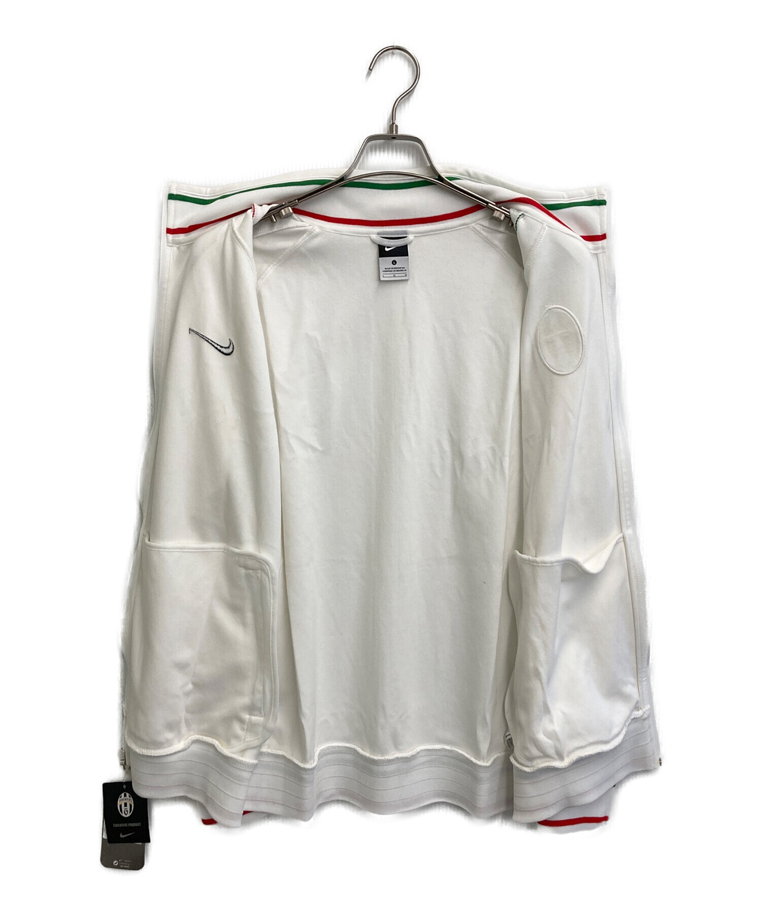 中古・古着通販】NIKE (ナイキ) トラックジャケット ホワイト サイズ:L