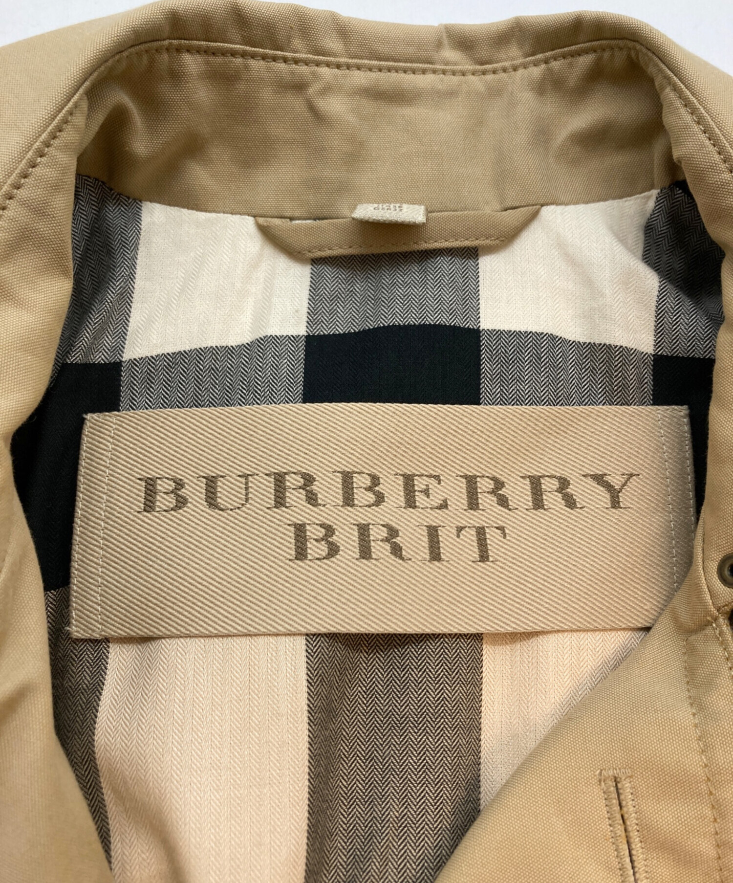中古・古着通販】BURBERRY BRIT (バーバリーブリット) トレンチコート
