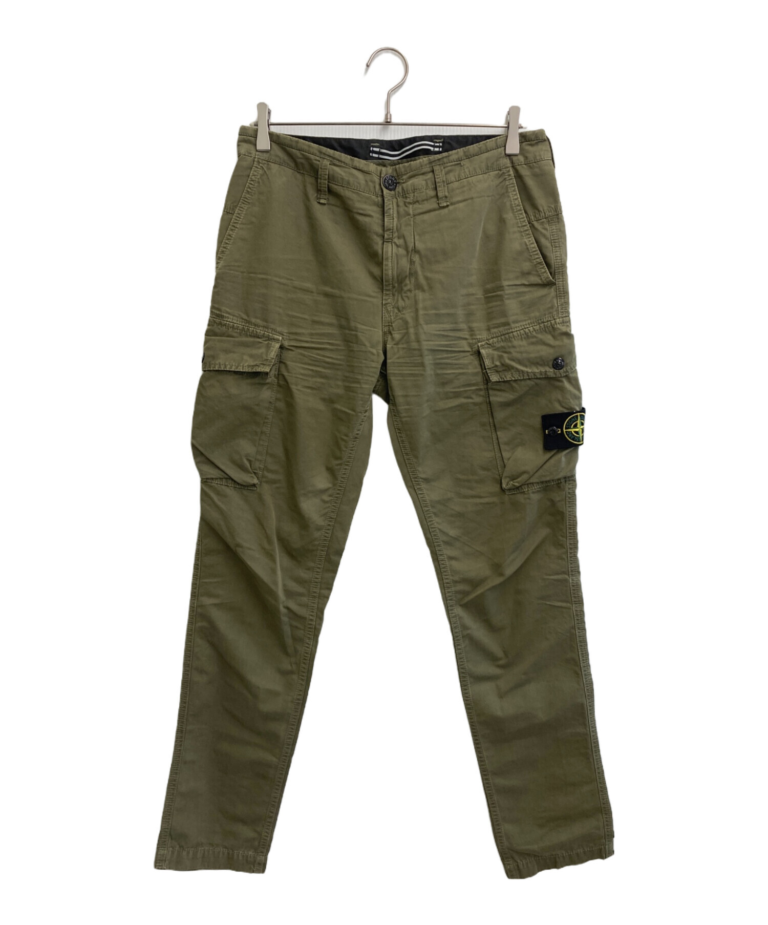 ストーンアイランド　カーゴパンツ オリーブ色 中古・古着通販】STONE ISLAND (ストーンアイランド) カーゴパンツ