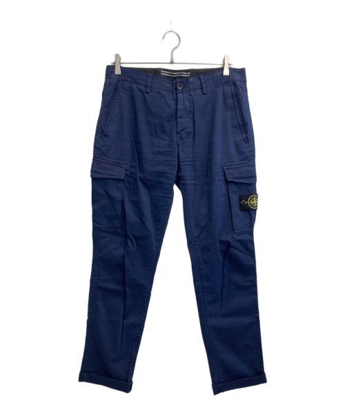 ストーンアイランド　Stone  カーゴアンクルパンツ 青 中古・古着通販】STONE ISLAND (ストーンアイランド) カーゴパンツ