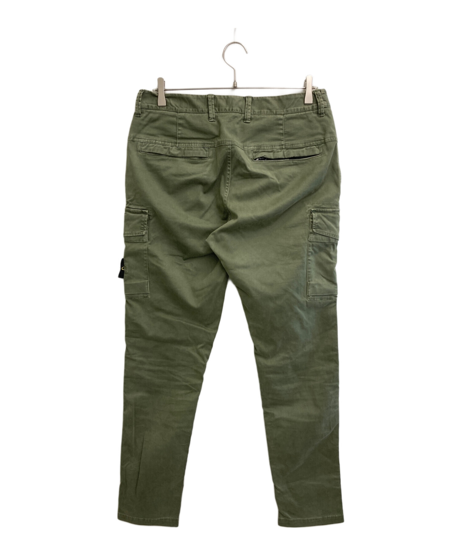 【ちゃん様】STONE  カーゴパンツ カーキ ジョガーパンツ 中古・古着通販】STONE ISLAND (ストーンアイランド) ガーメントダイ