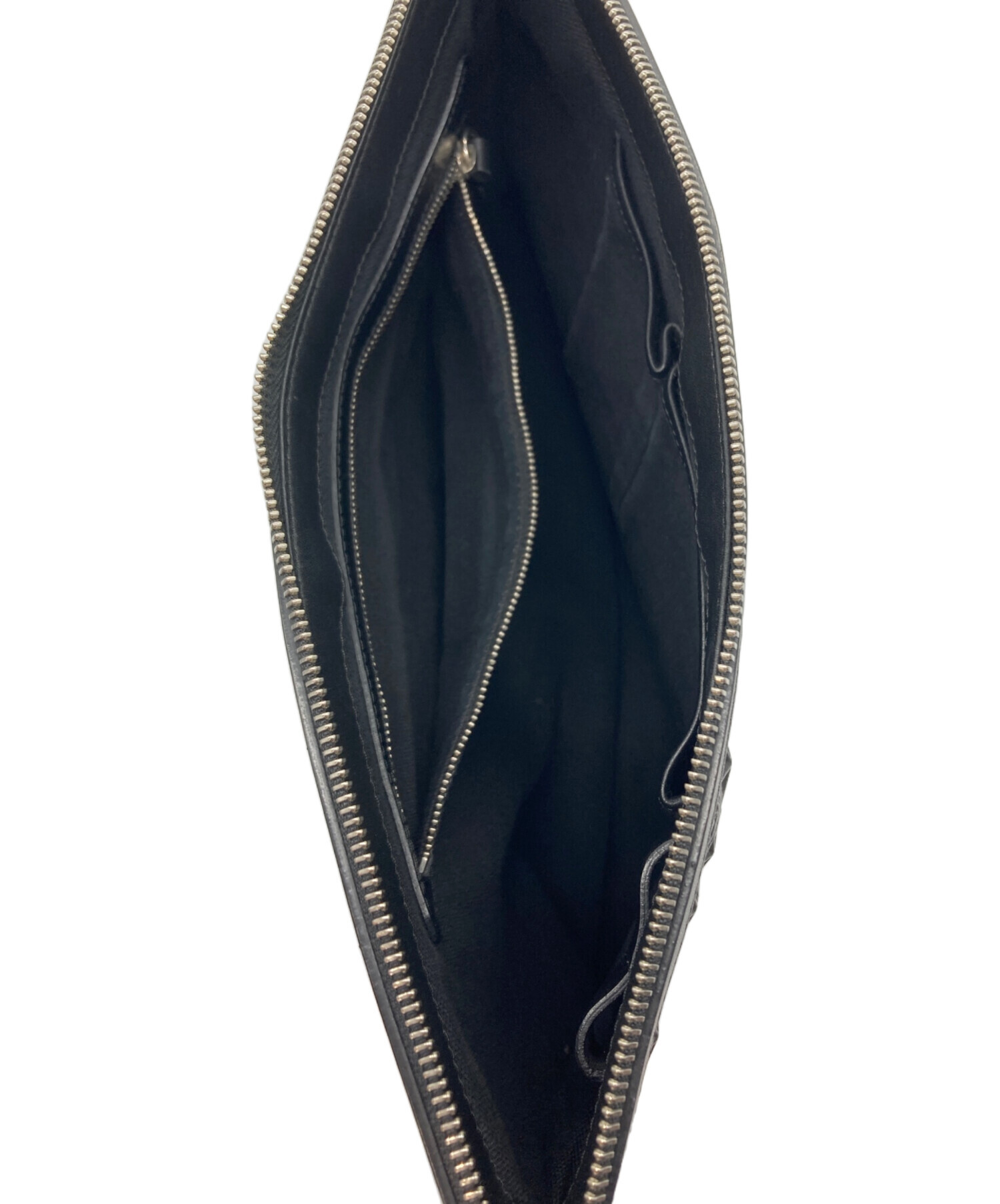 中古・古着通販】JIMMY CHOO (ジミーチュウ) エンボスレザークラッチ